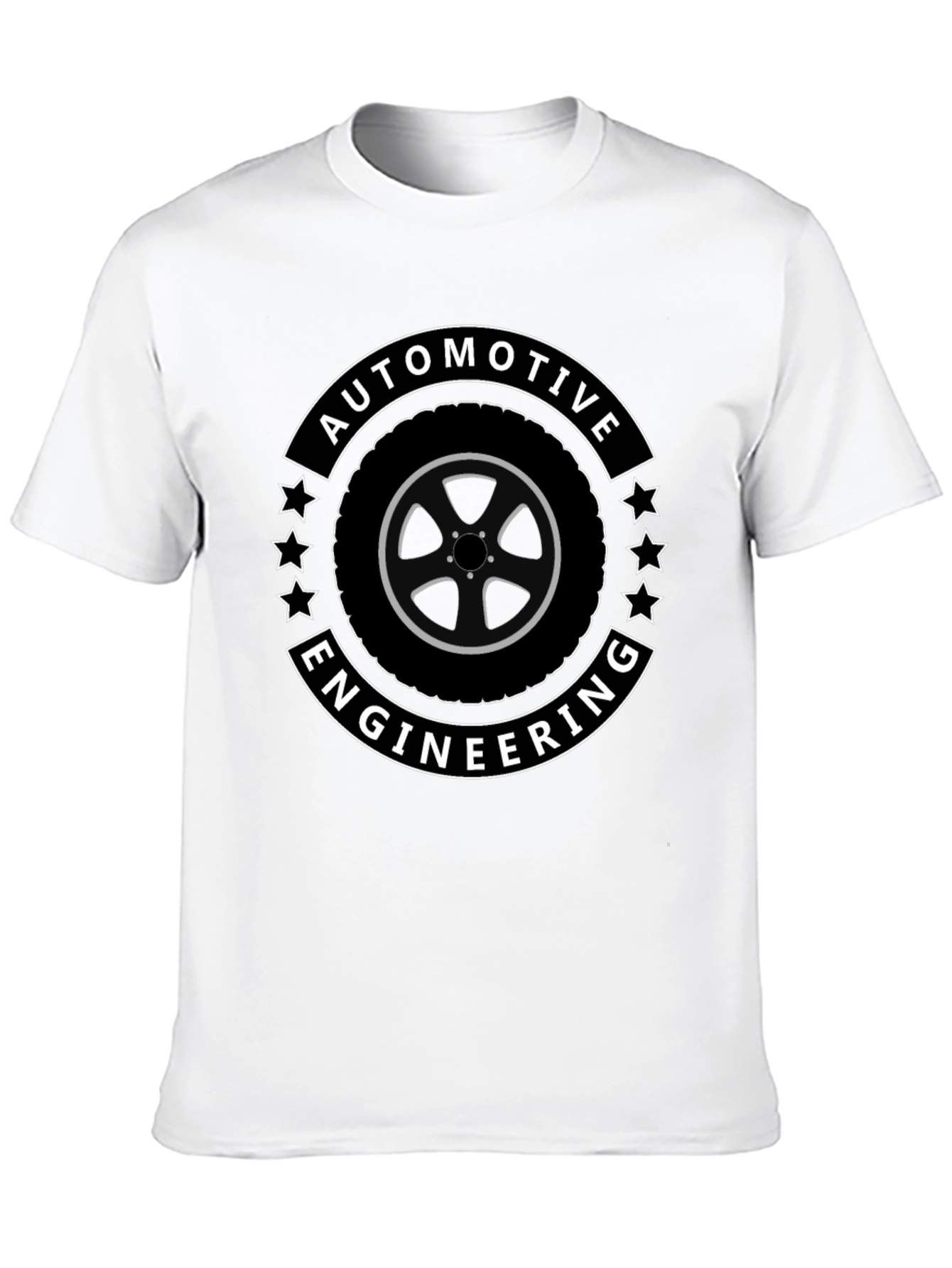 Automotive Engineering Black T-Shirt