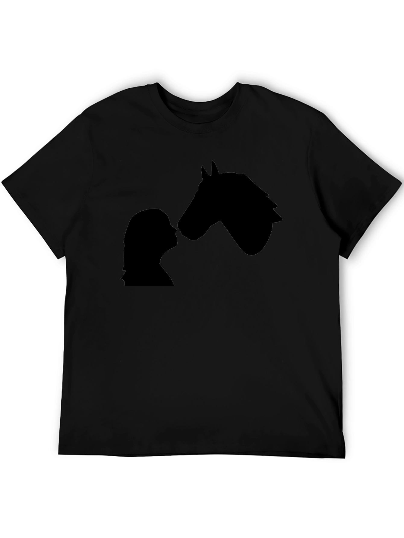 Equestrian Silhouette Tee - Woman & Horse