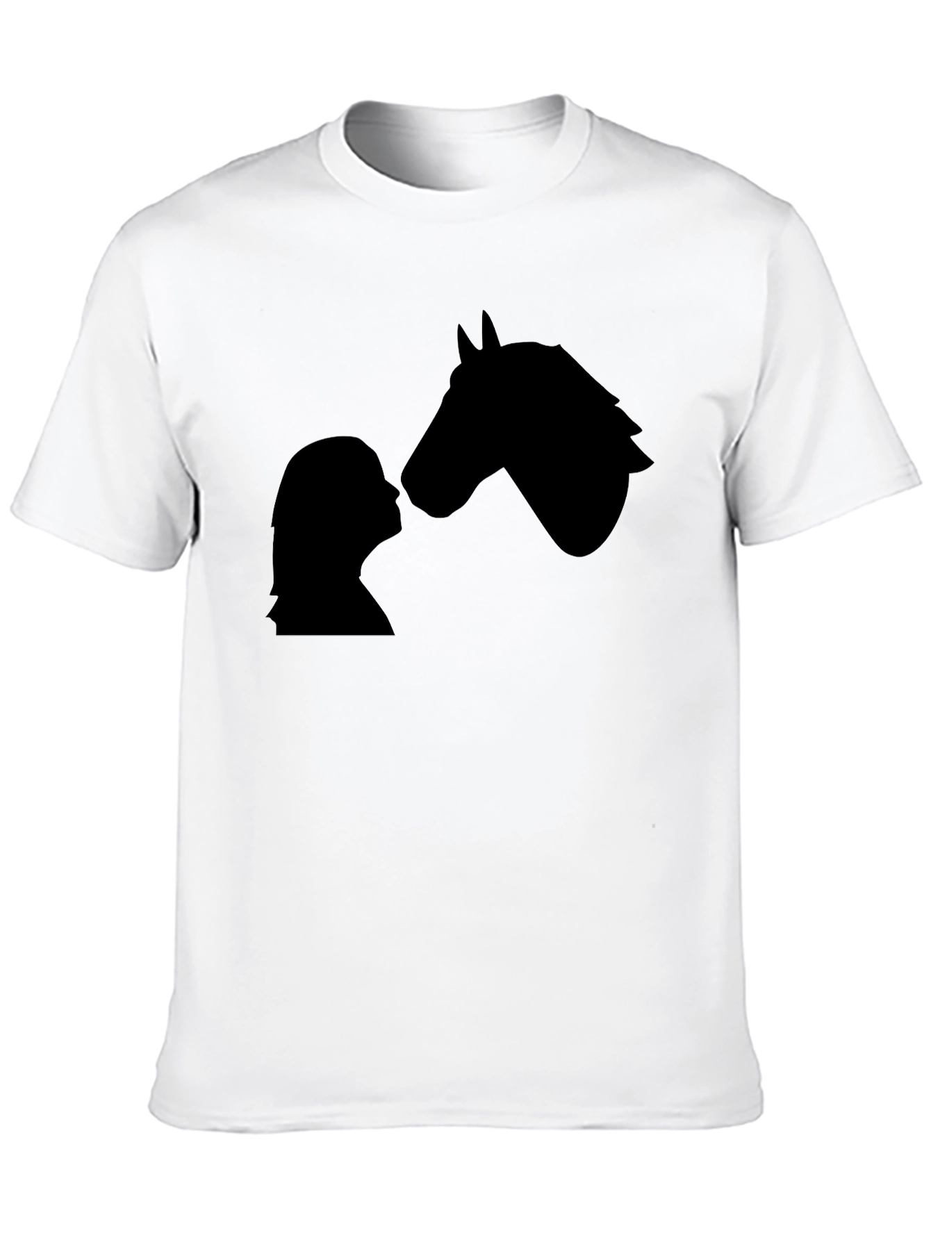 Equestrian Silhouette Tee - Woman & Horse