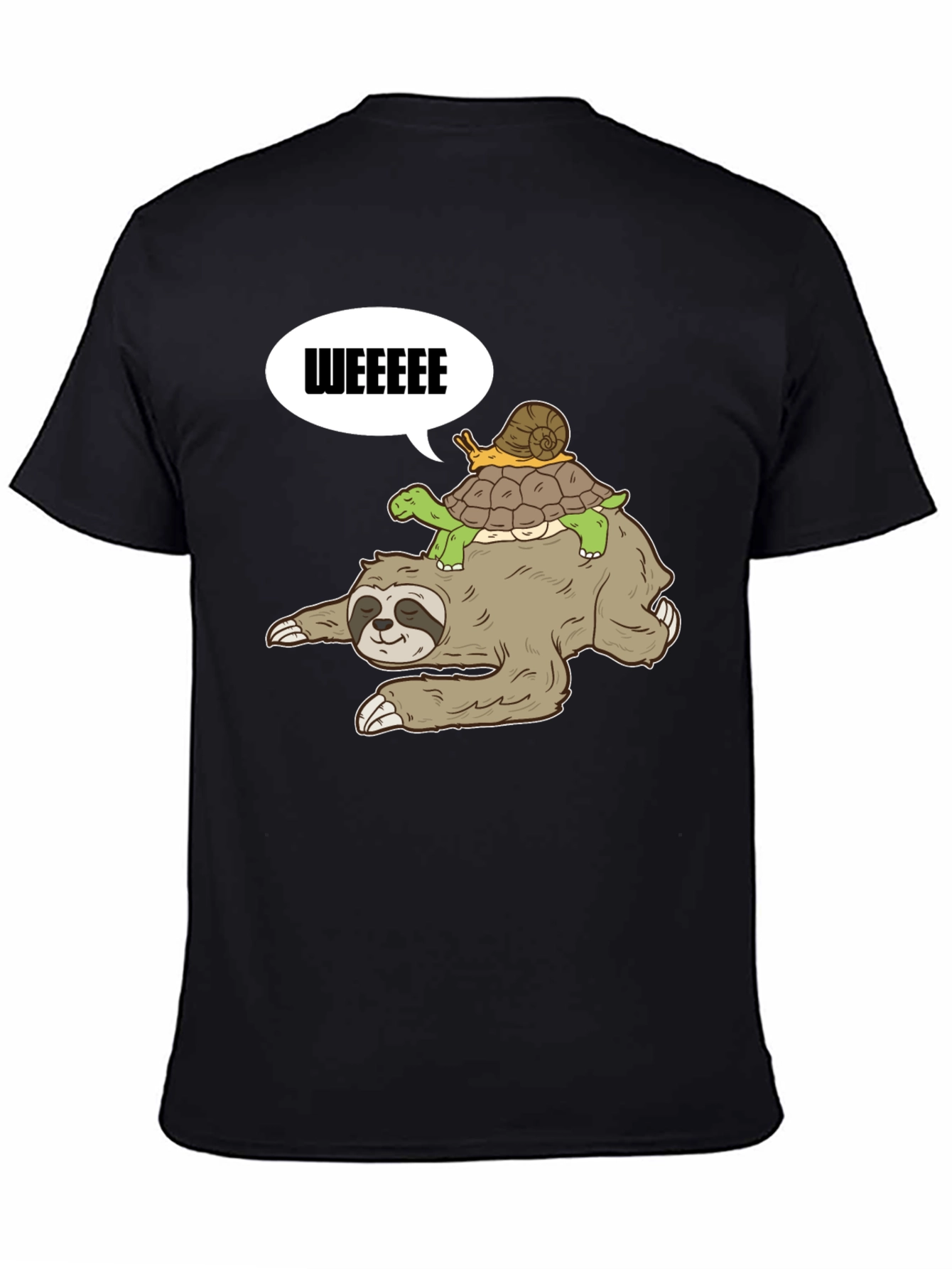 Sloth Turtle and Snail T-Shirt