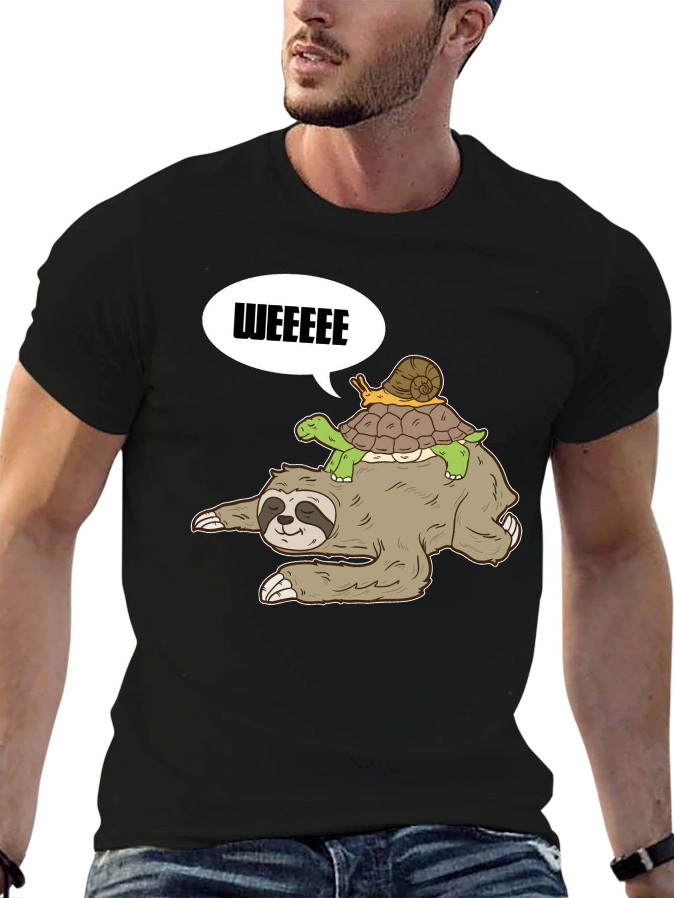 Sloth Turtle and Snail T-Shirt