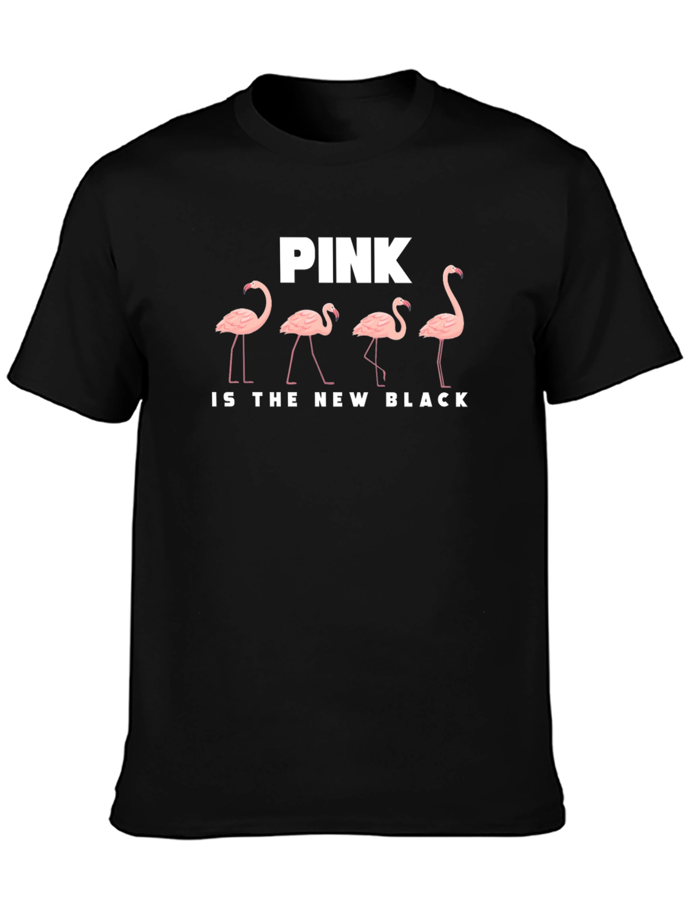 Pink Flamingo T-Shirt: Pink Is The New Black