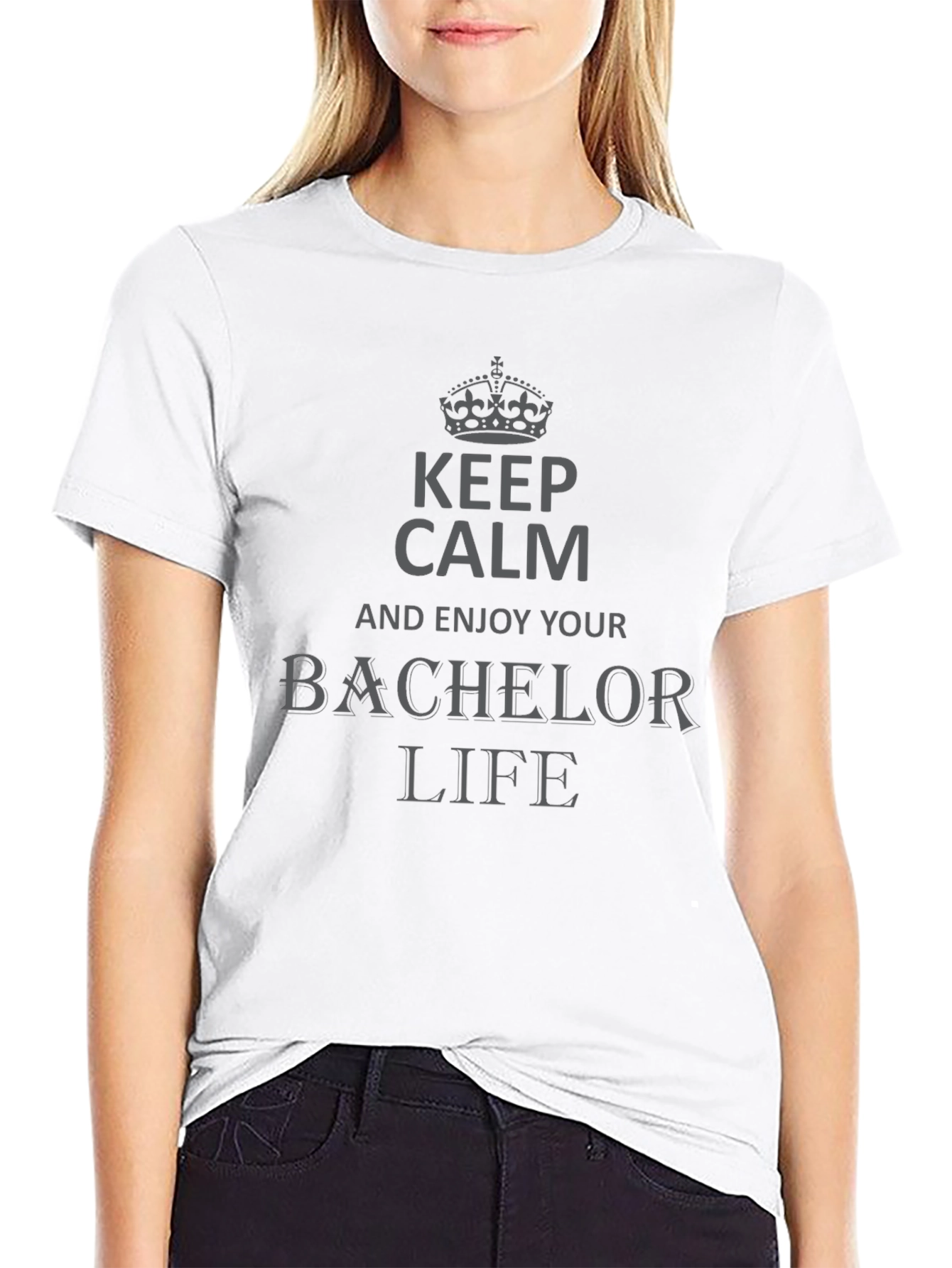 Bachelor Life Keep Calm T-Shirt