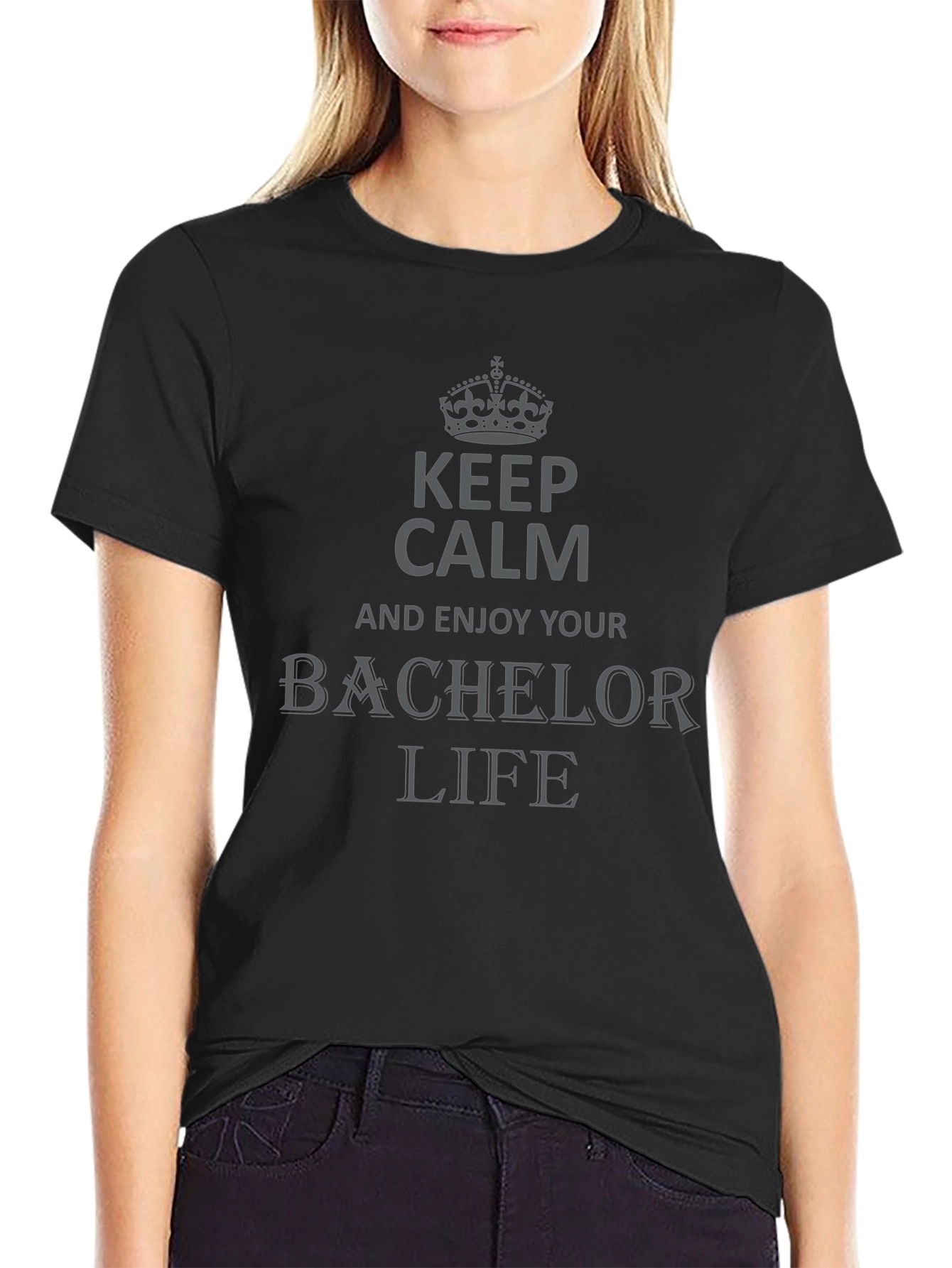 Bachelor Life Keep Calm T-Shirt