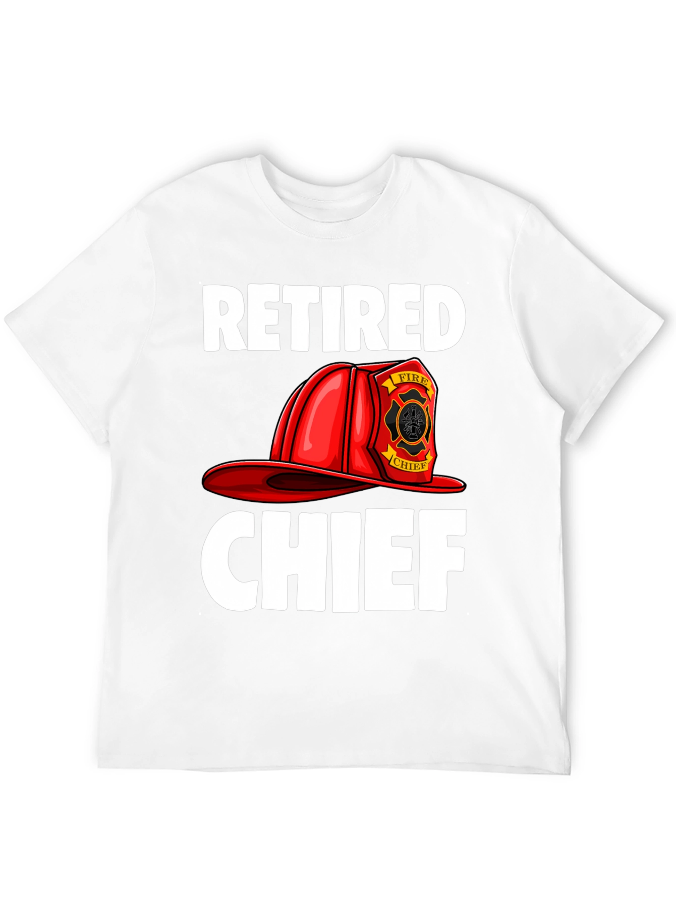 Retired Fire Chief T-Shirt - Graphic Tee