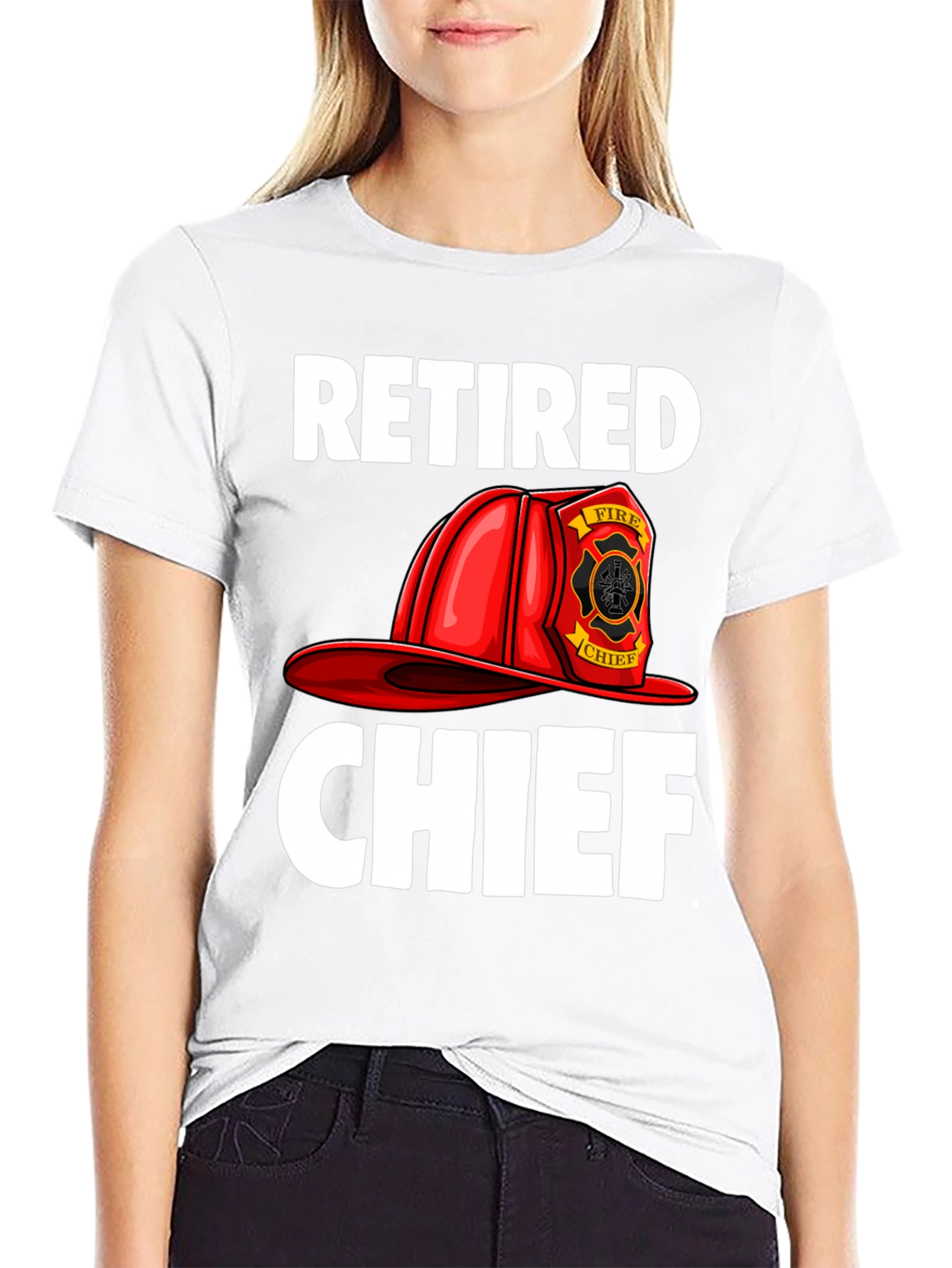 Retired Fire Chief T-Shirt - Graphic Tee