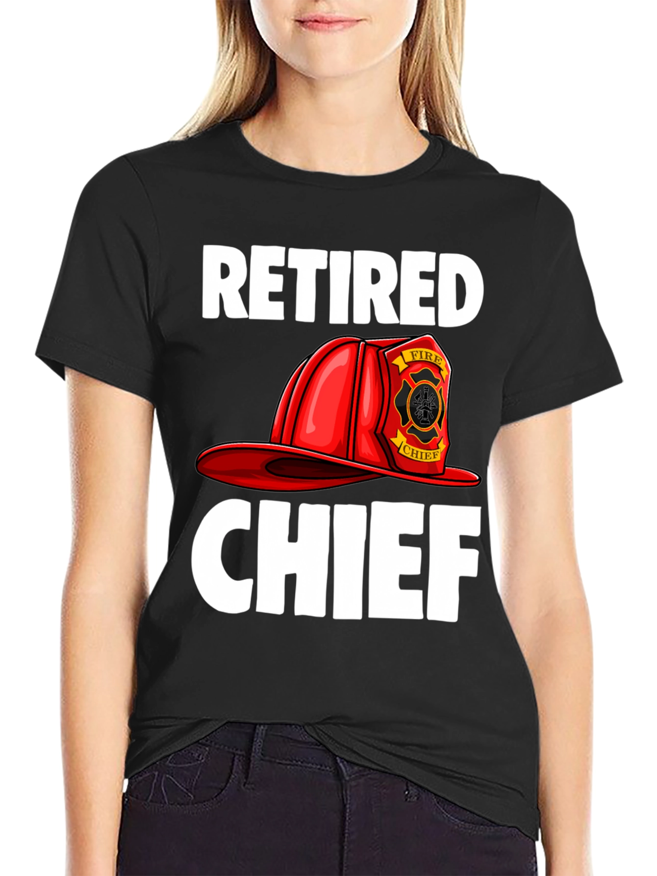 Retired Fire Chief T-Shirt - Graphic Tee