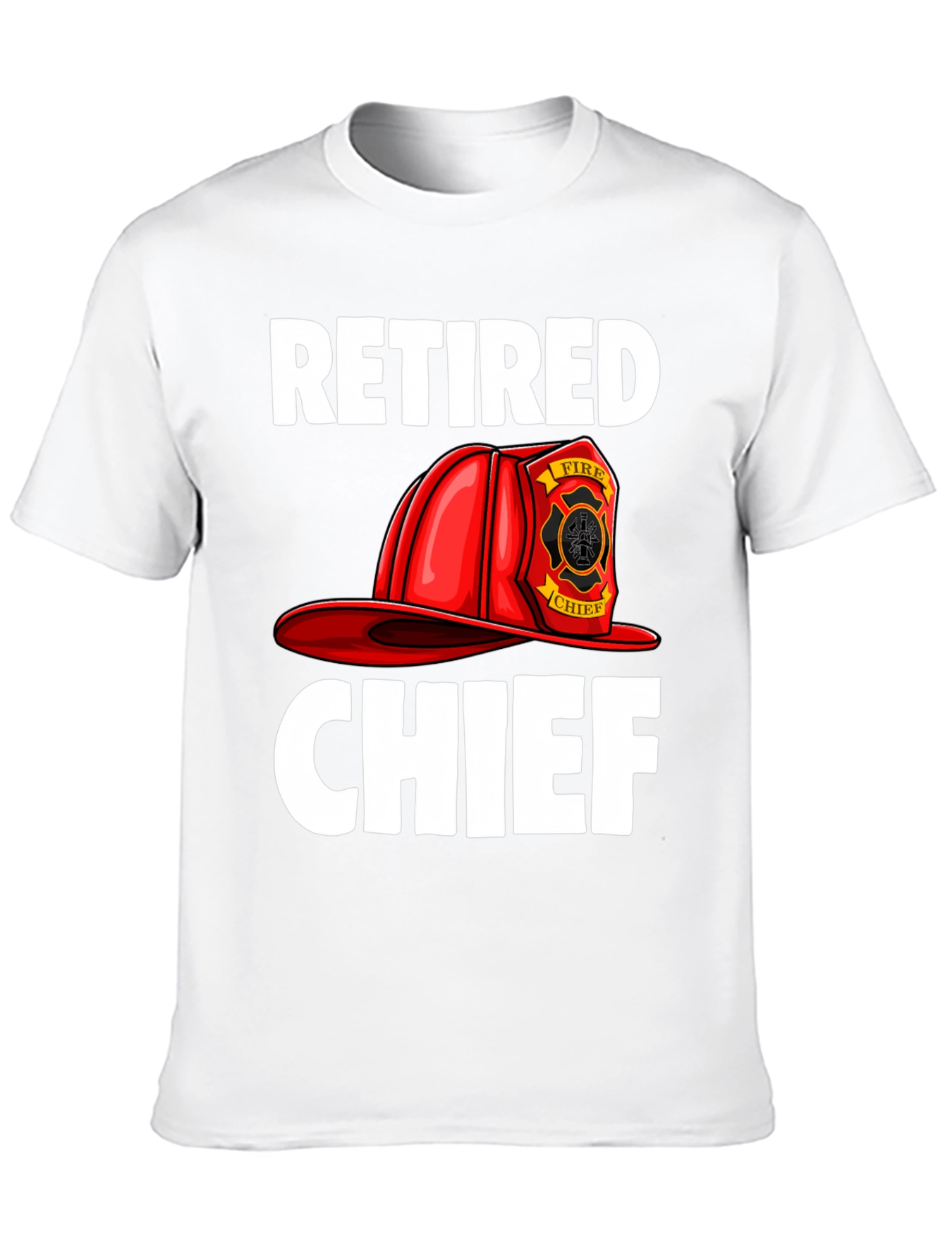 Retired Fire Chief T-Shirt - Graphic Tee