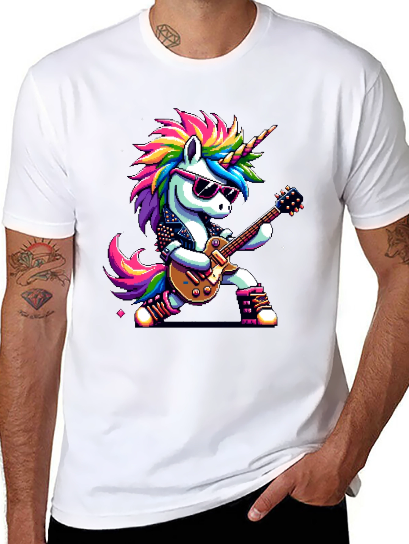 Unicorn Rock Star Graphic Tee
