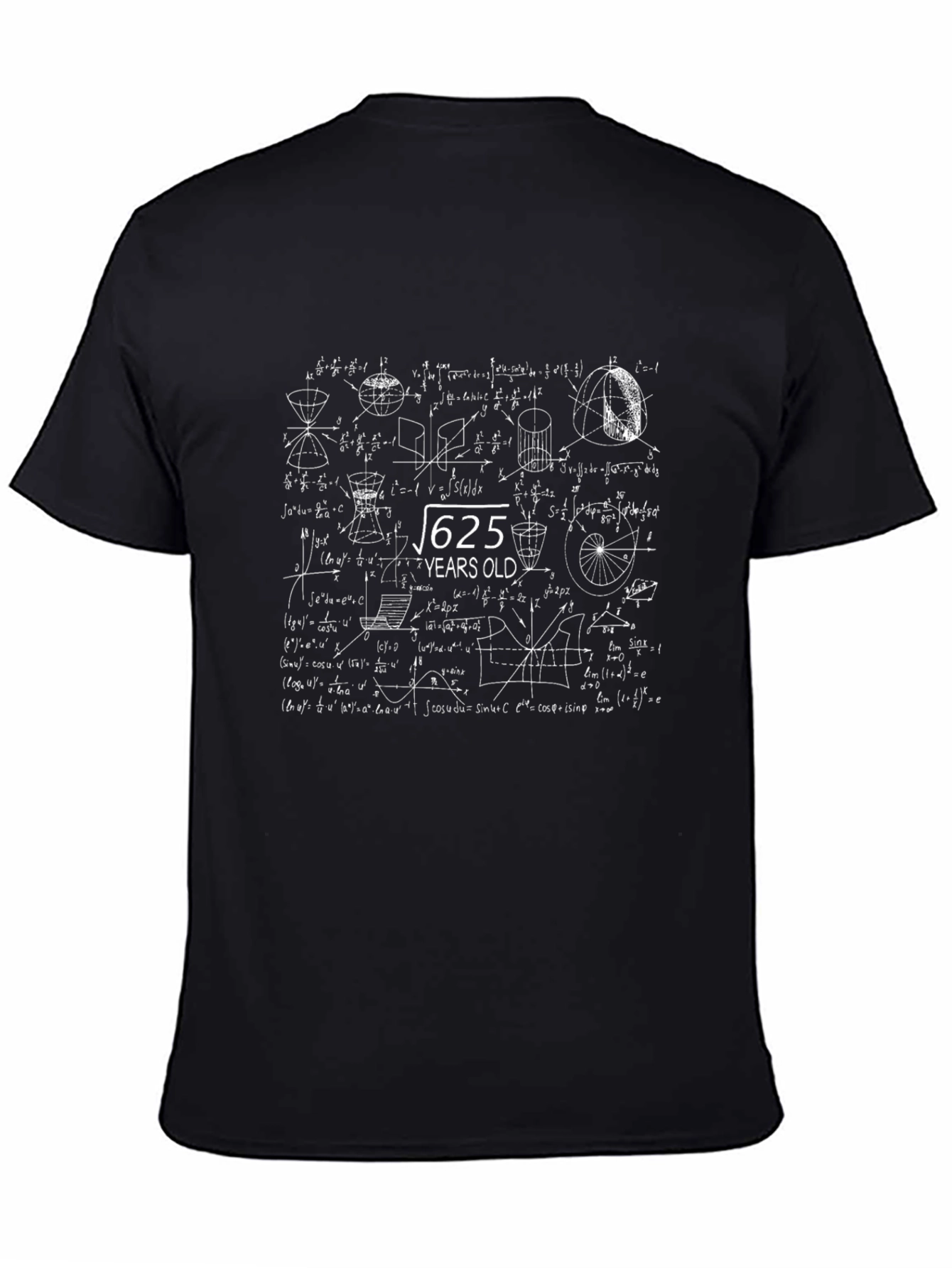 Math Equation T-Shirt - 25 Years Old Funny Birthday