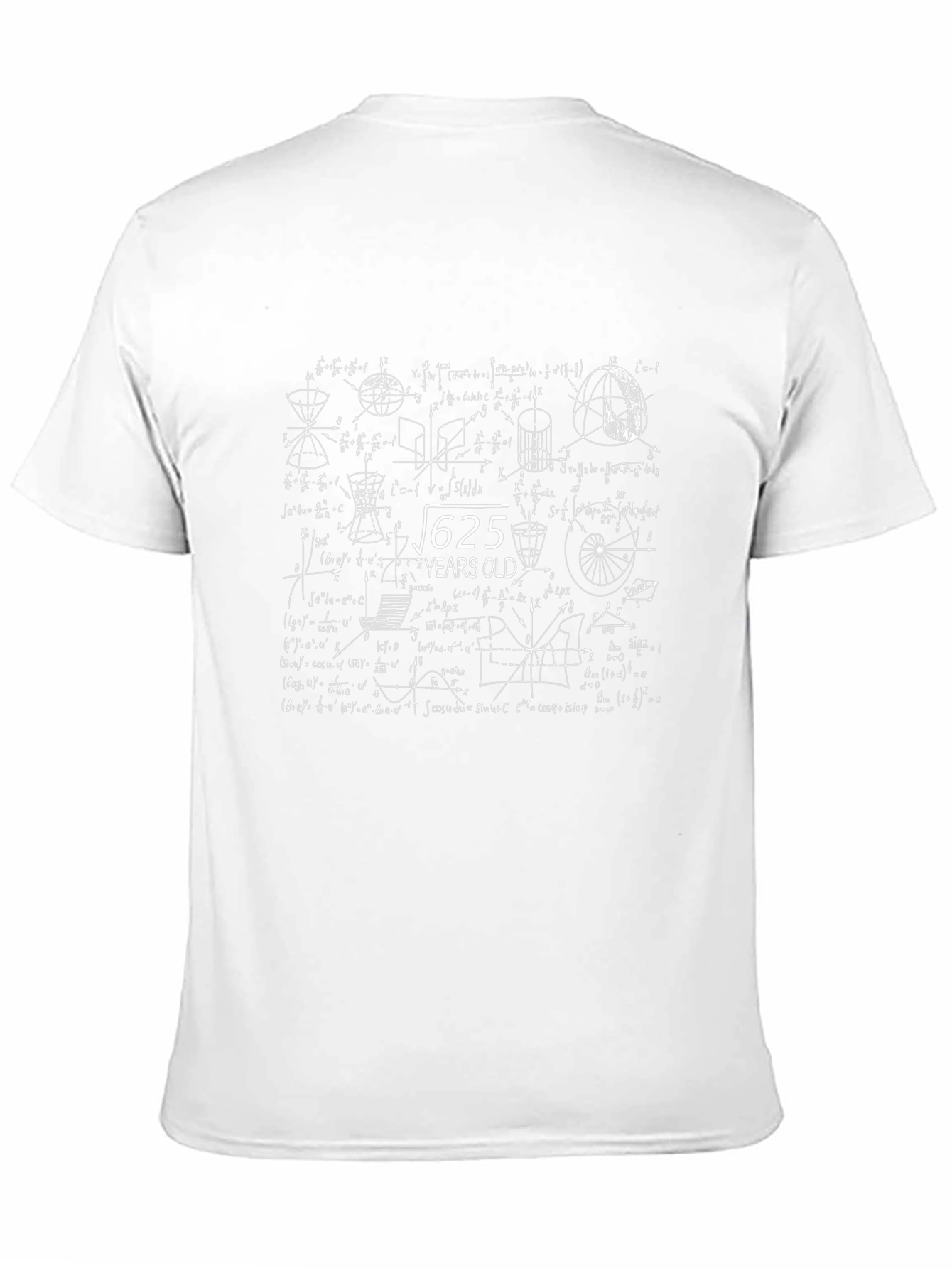 Math Equation T-Shirt - 25 Years Old Funny Birthday