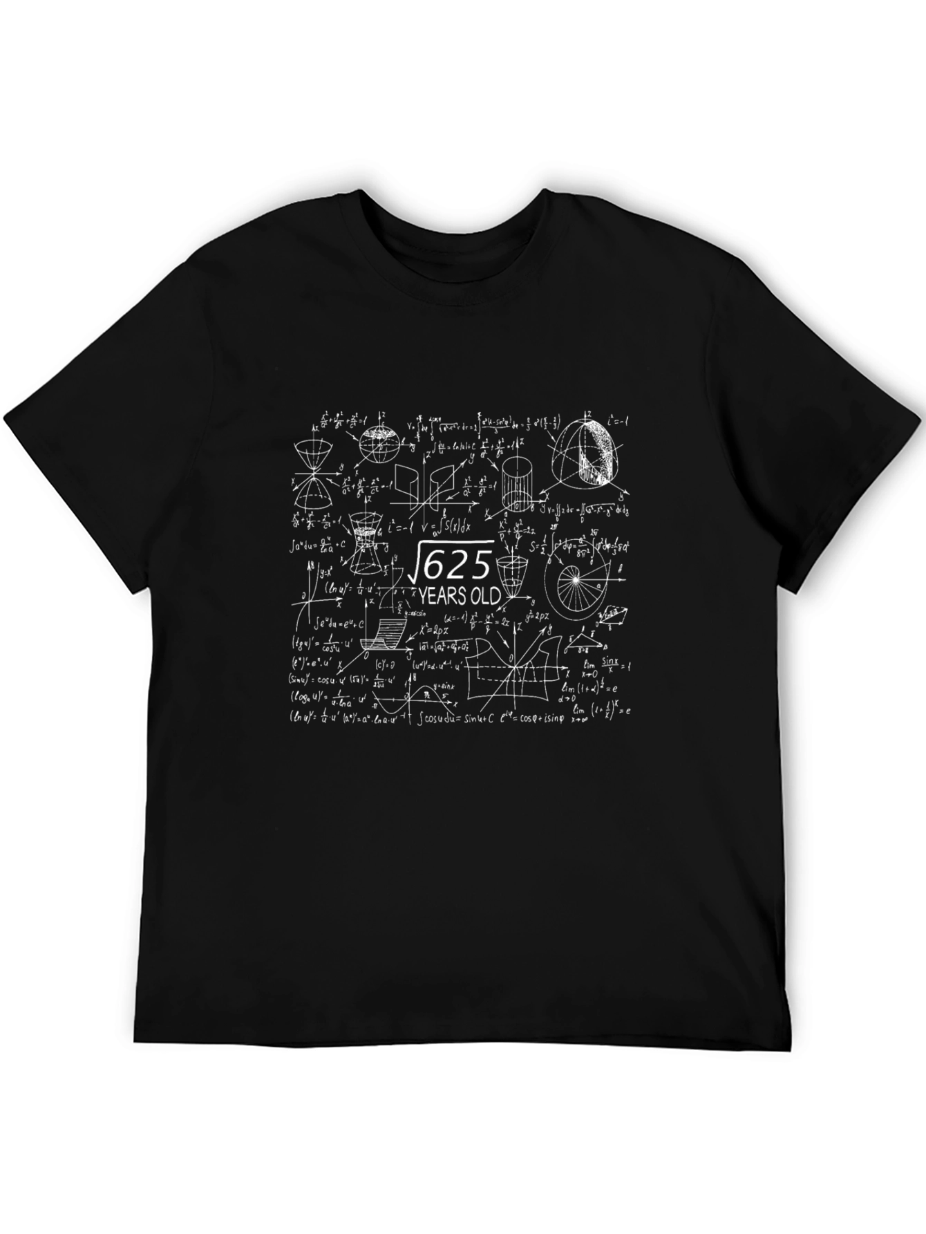 Math Equation T-Shirt - 25 Years Old Funny Birthday