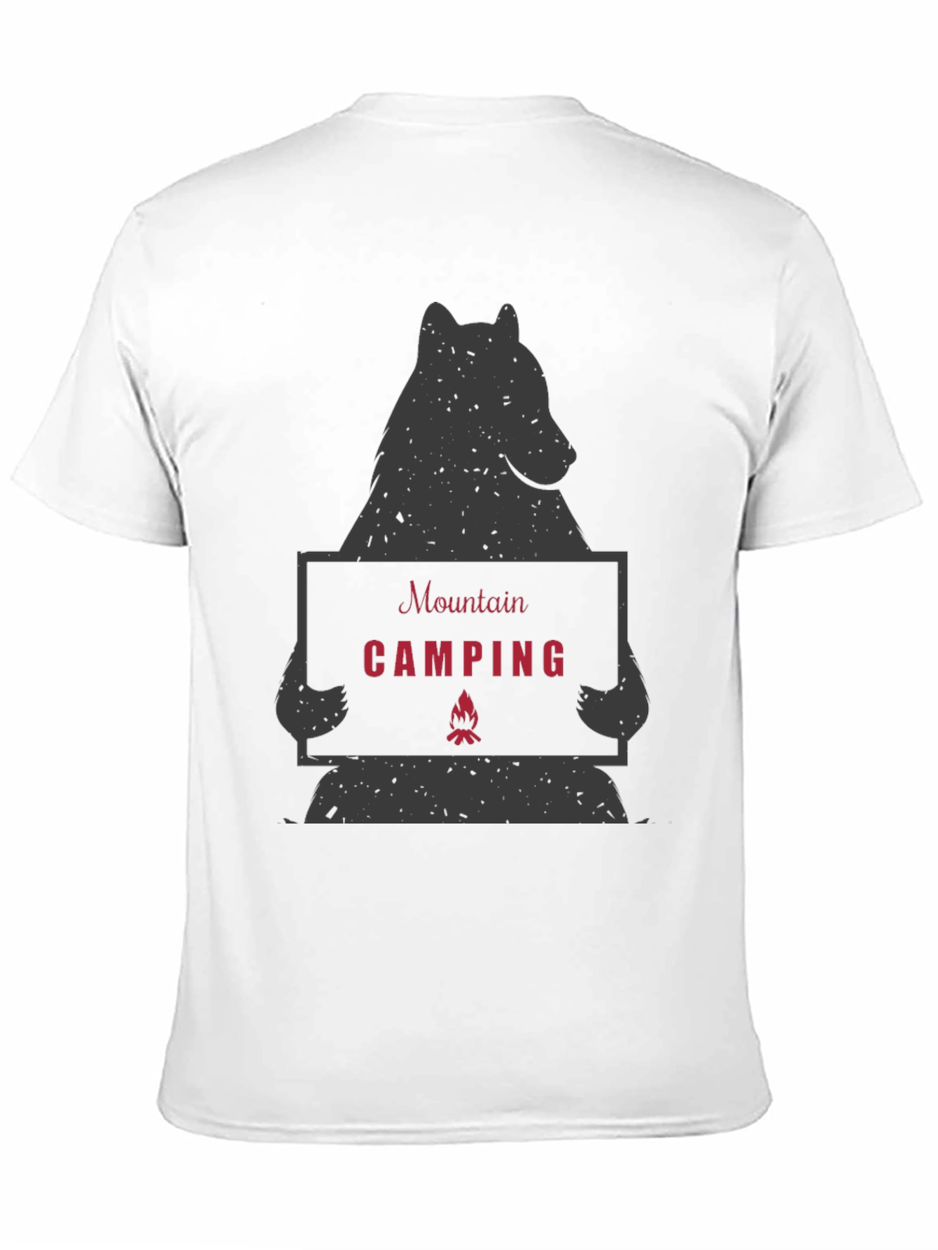 Mountain Camping Bear Graphic Tee