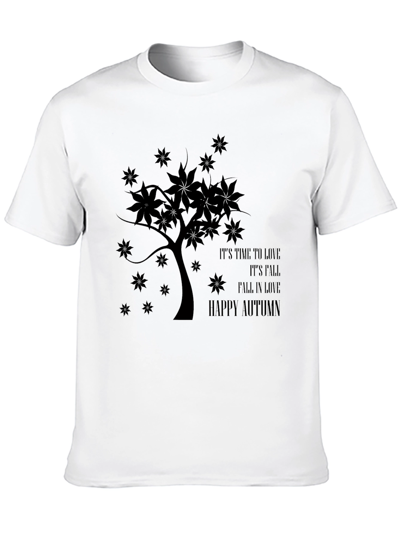 Autumn Love Tree T-Shirt - Seasonal Style
