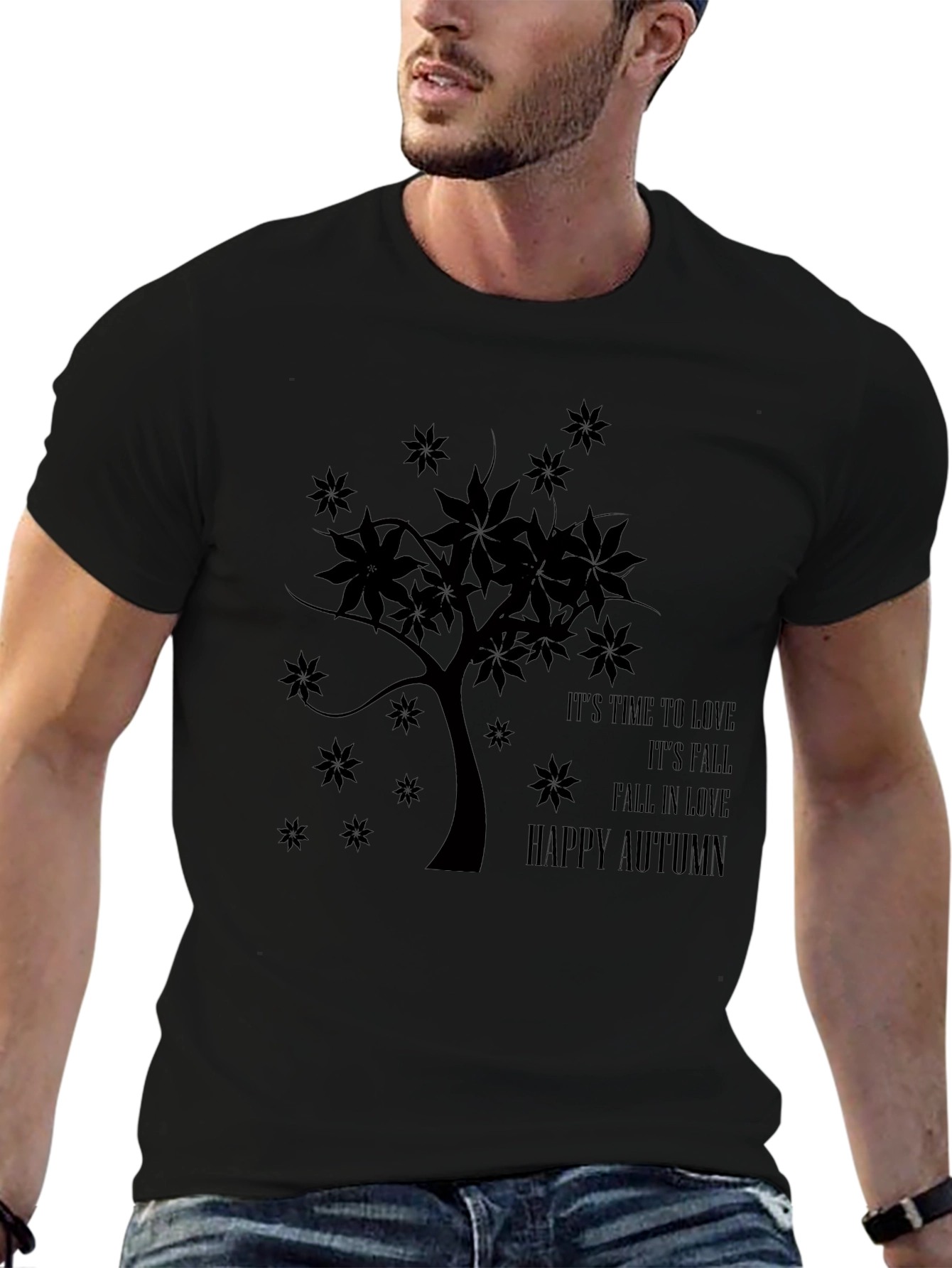Autumn Love Tree T-Shirt - Seasonal Style