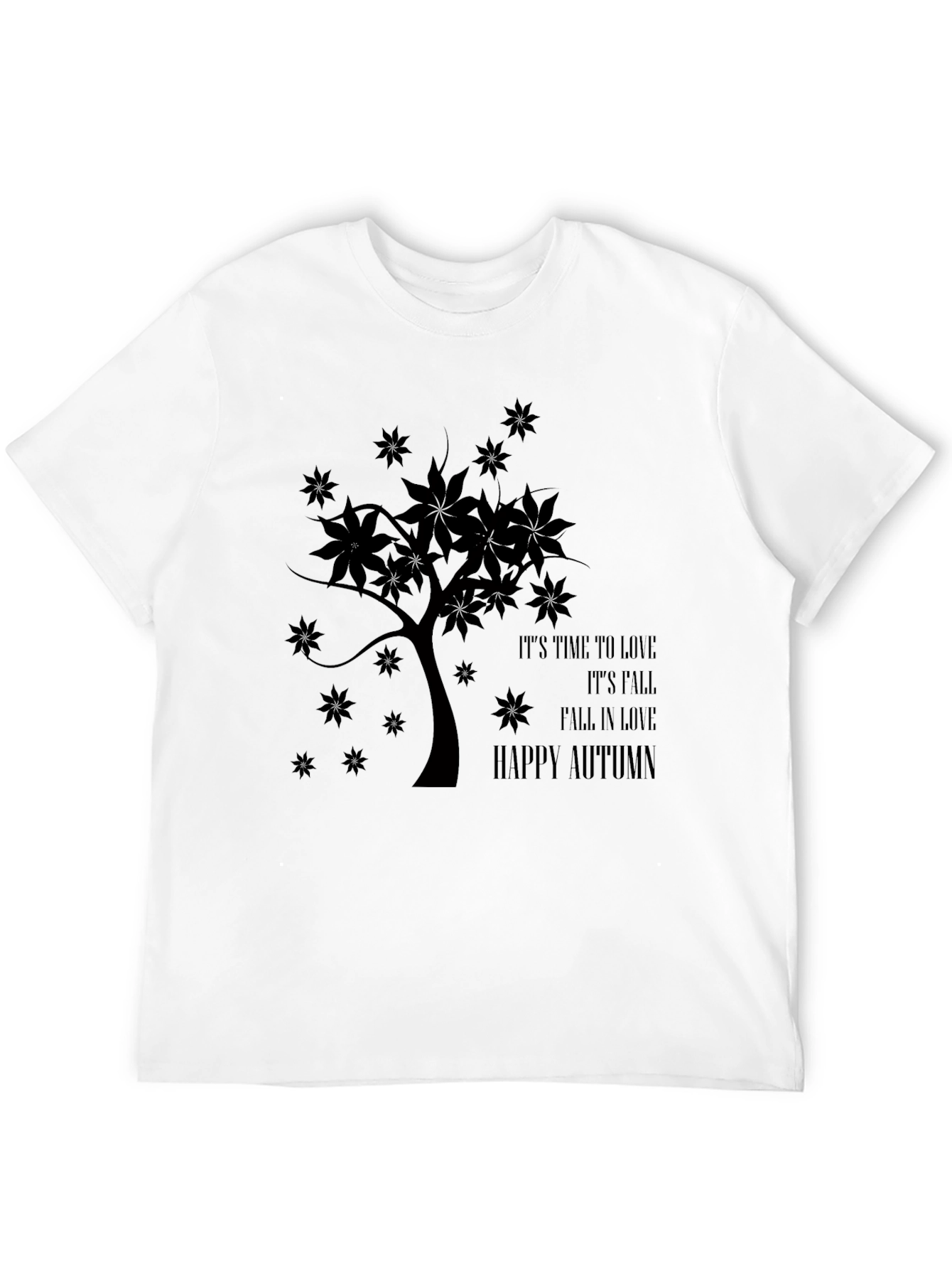 Autumn Love Tree T-Shirt - Seasonal Style