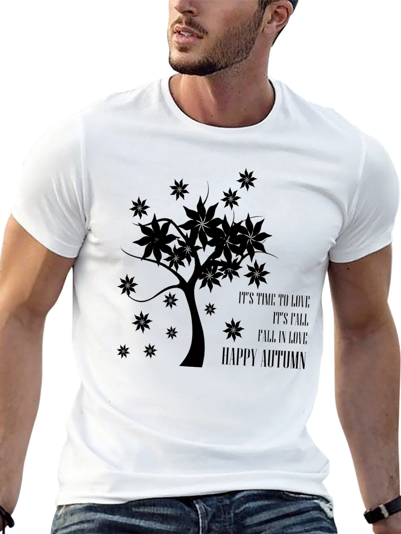 Autumn Love Tree T-Shirt - Seasonal Style
