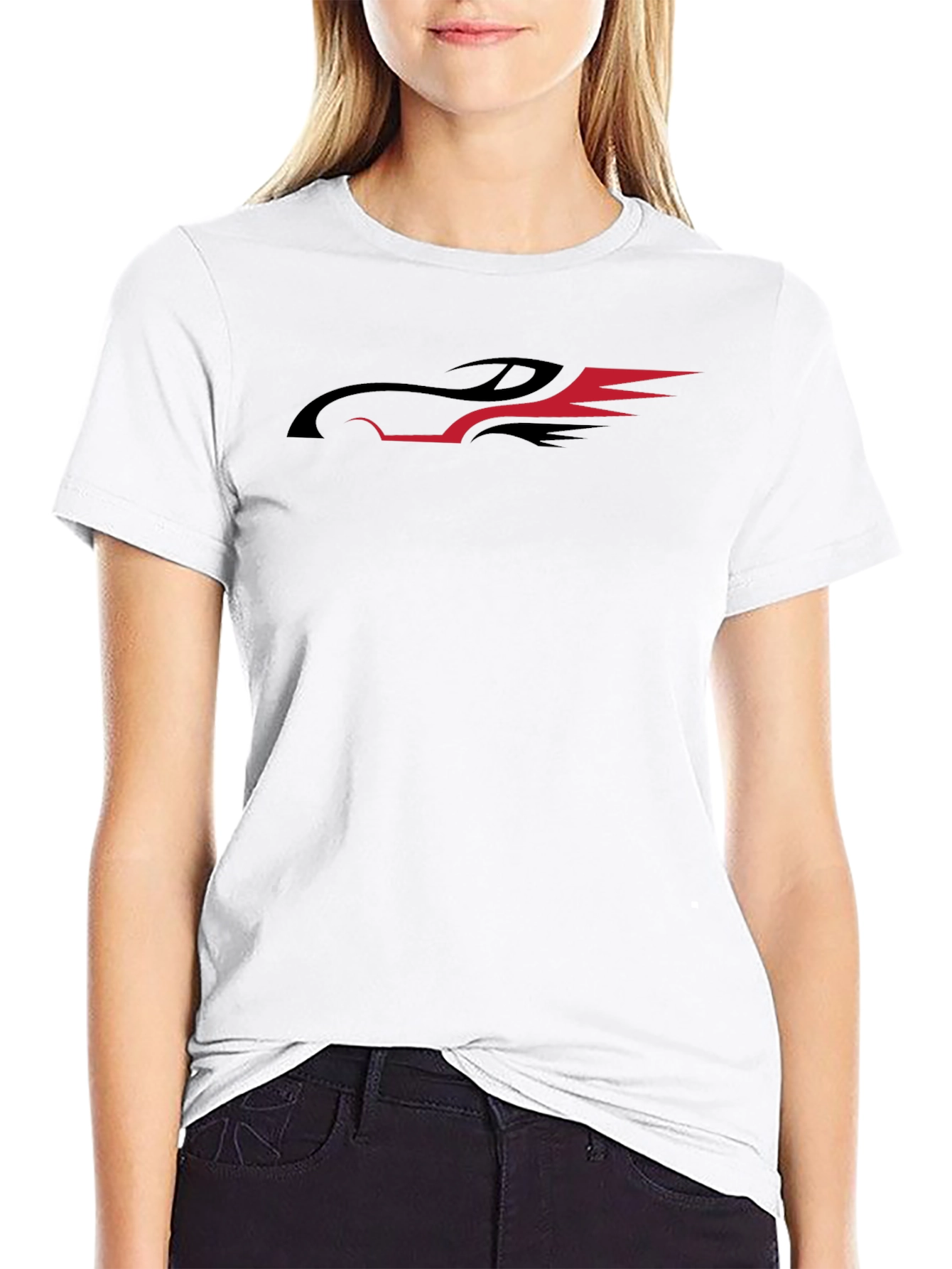 Sleek Black Car Graphic T-Shirt