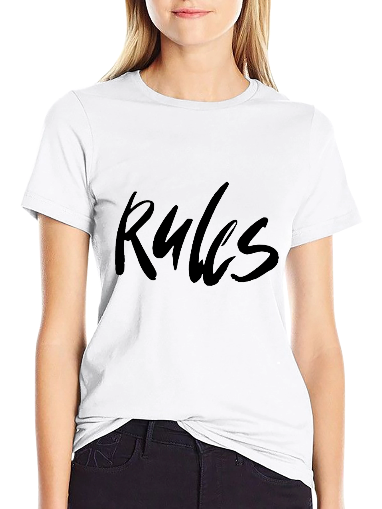 Rules T-Shirt - Mens Black Graphic Tee