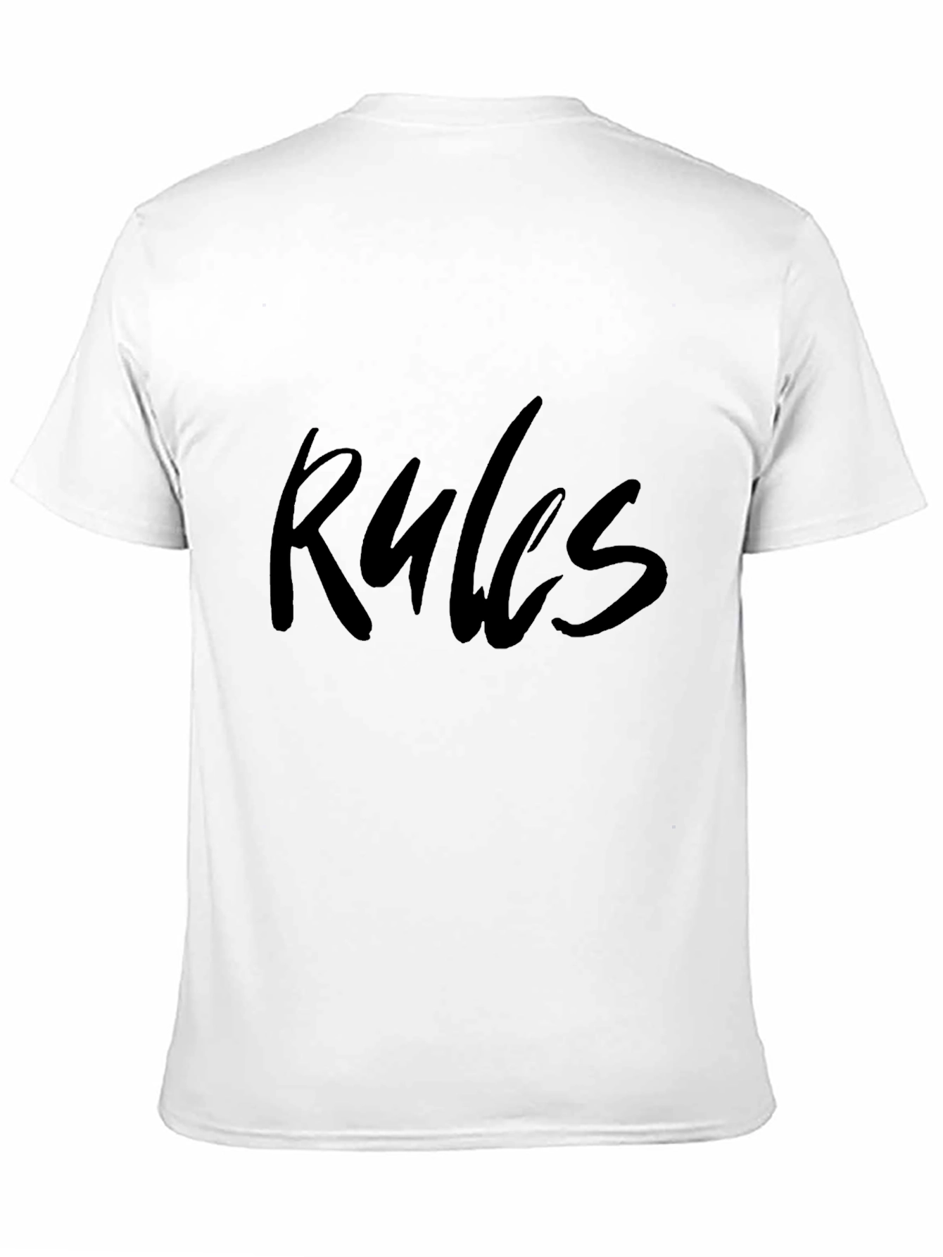 Rules T-Shirt - Mens Black Graphic Tee