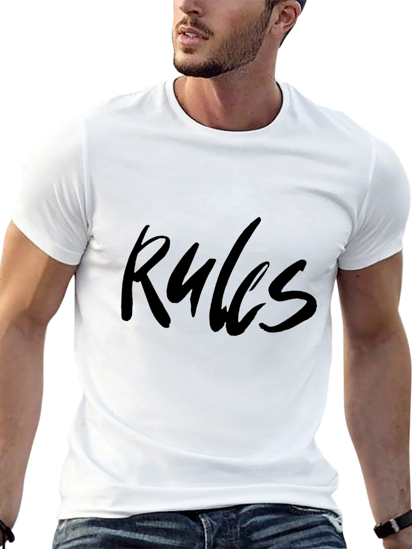 Rules T-Shirt - Mens Black Graphic Tee