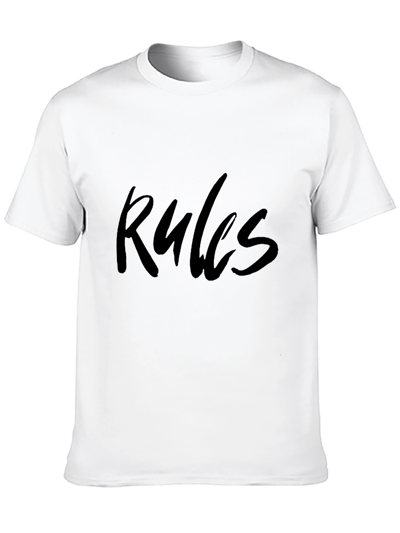 Rules T-Shirt - Mens Black Graphic Tee