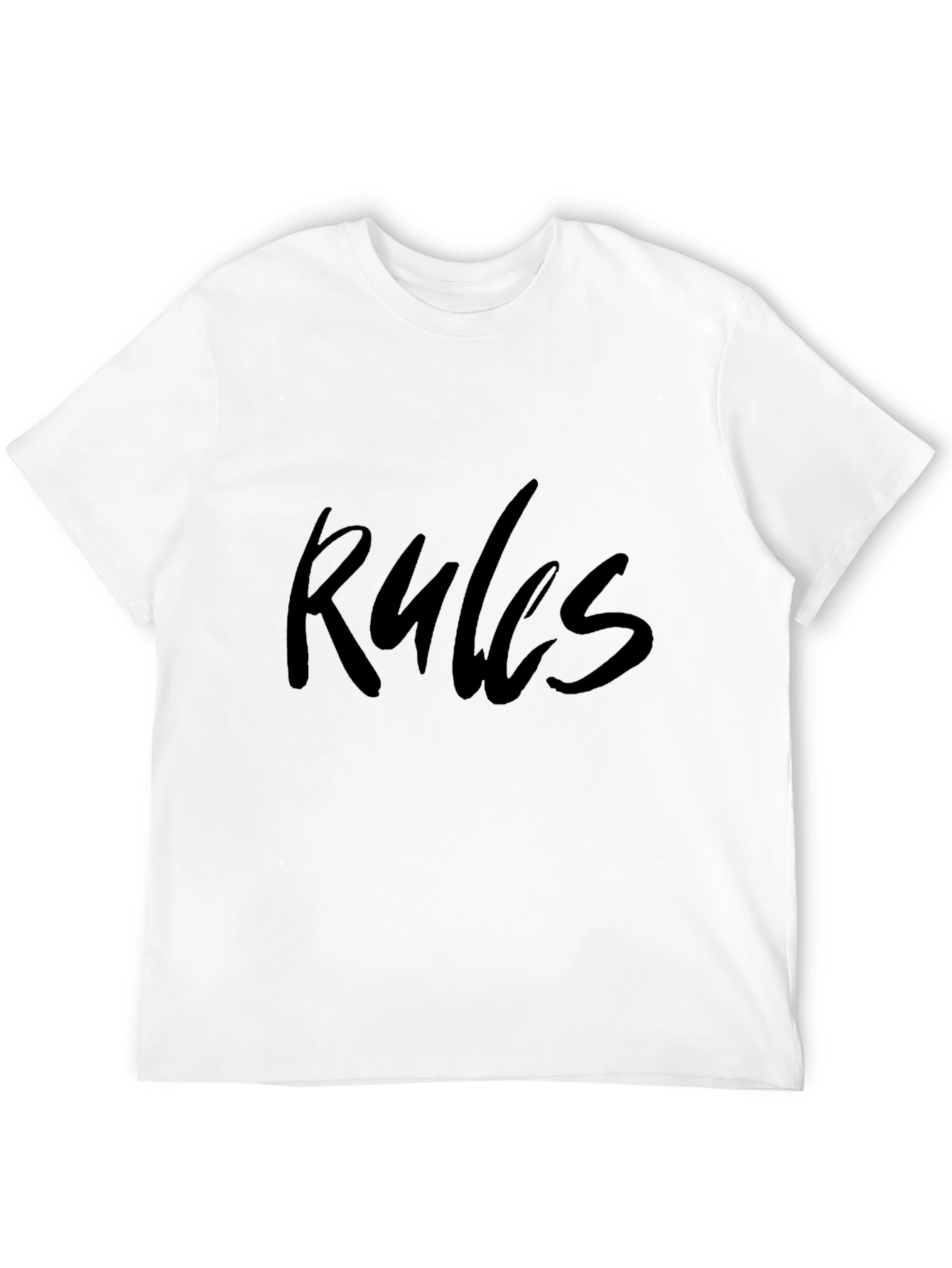 Rules T-Shirt - Mens Black Graphic Tee