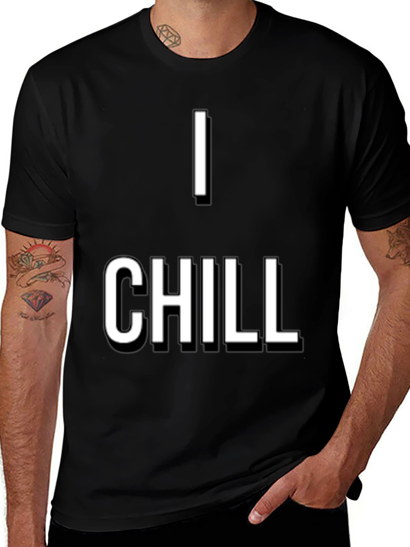 I Chill Graphic T-Shirt - Relaxed Comfort