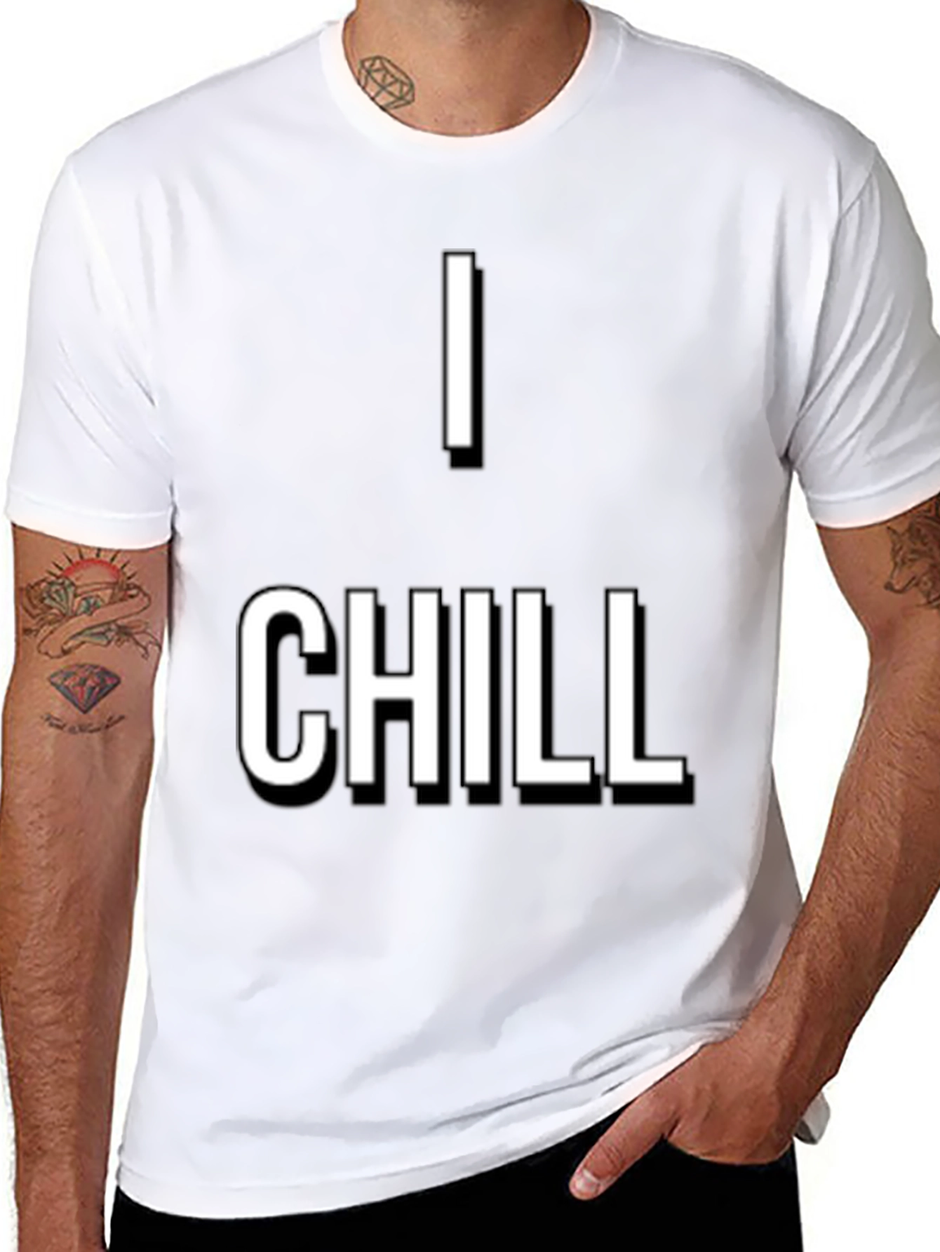 I Chill Graphic T-Shirt - Relaxed Comfort