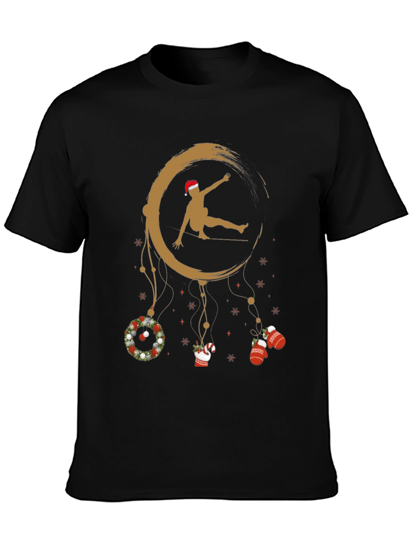 Christmas Dreamer T-Shirt: Holiday Acrobat Design