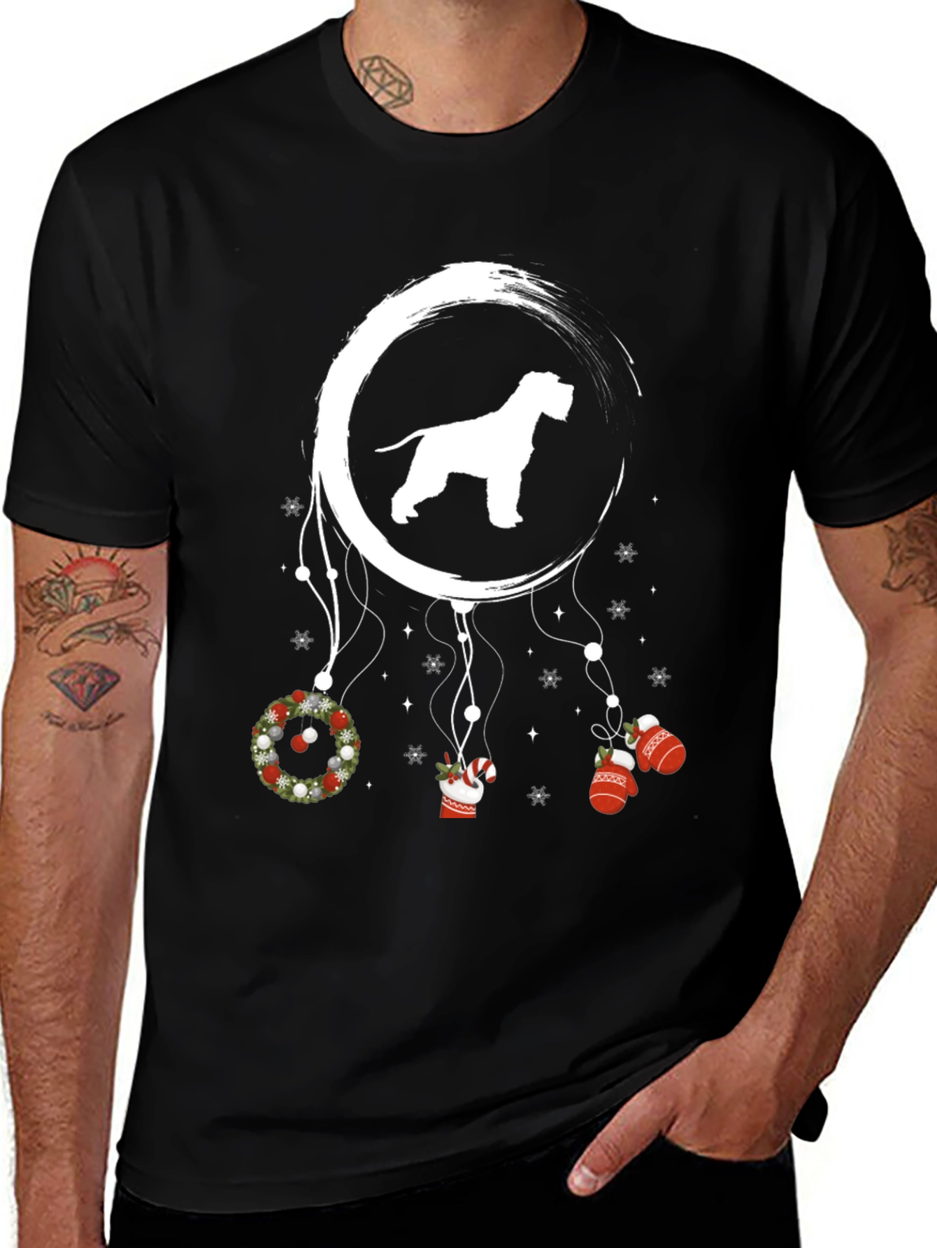 Dog Dream Catcher Christmas T-Shirt