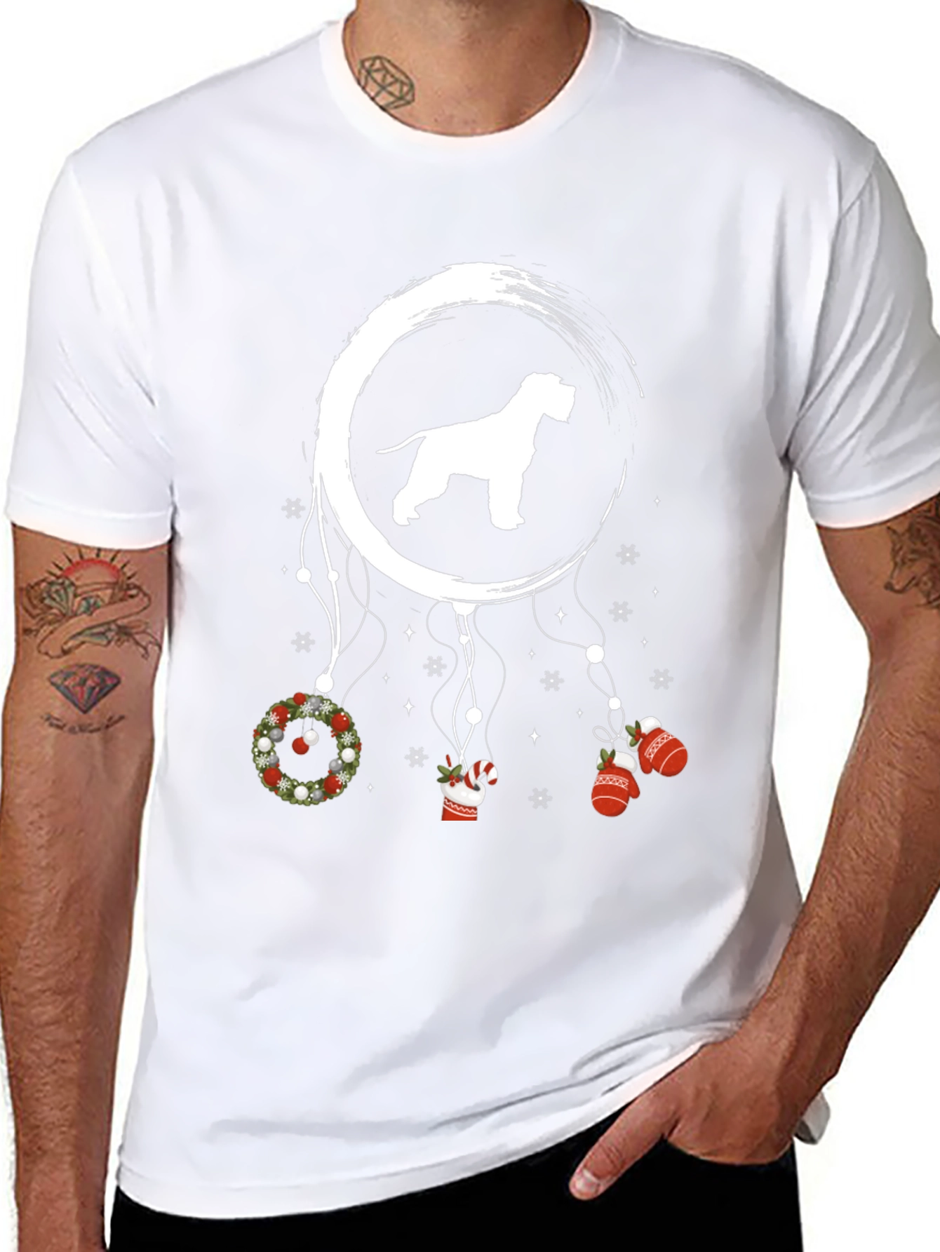 Dog Dream Catcher Christmas T-Shirt