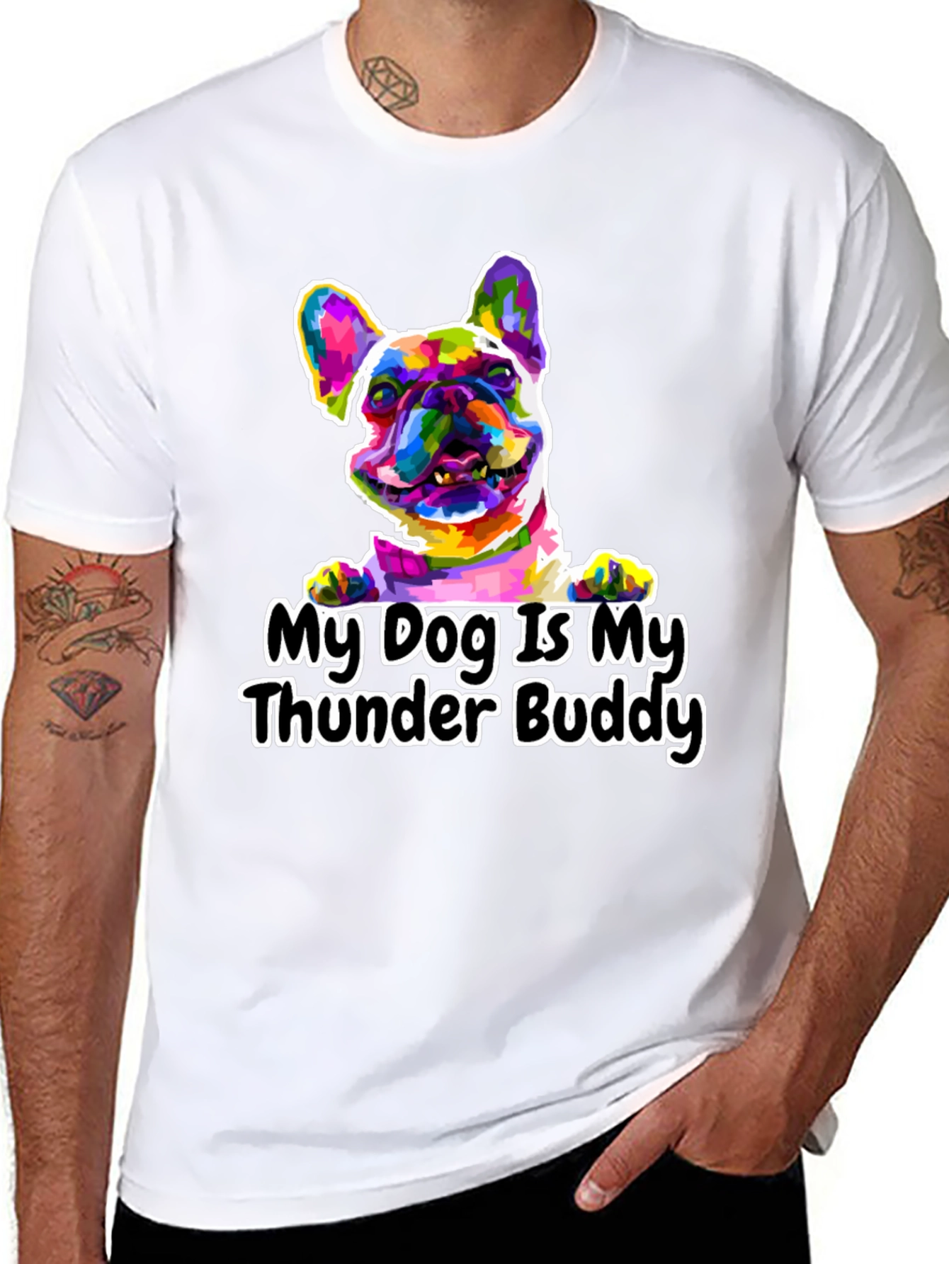 Dog Thunder Buddy Graphic Tee