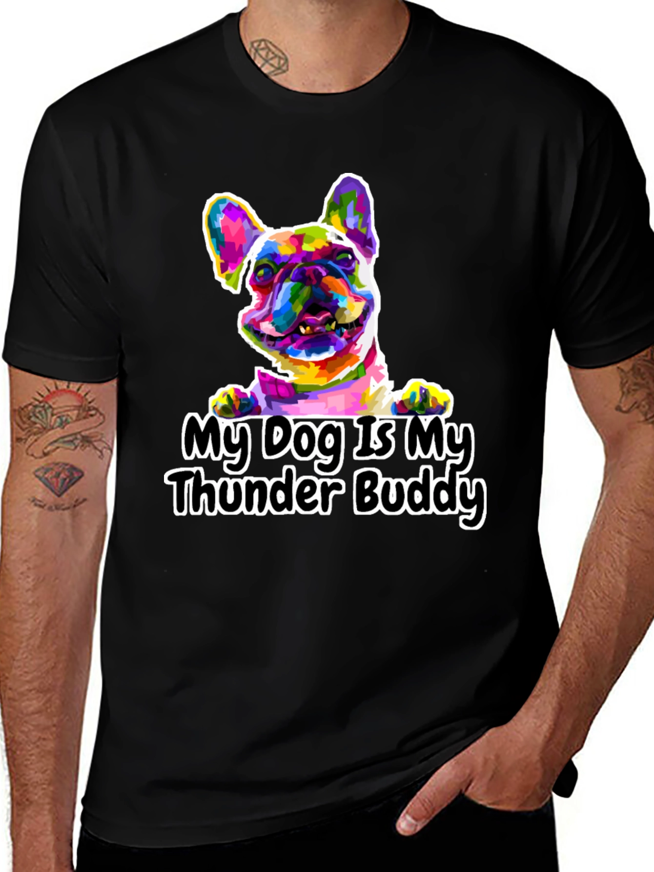 Dog Thunder Buddy Graphic Tee