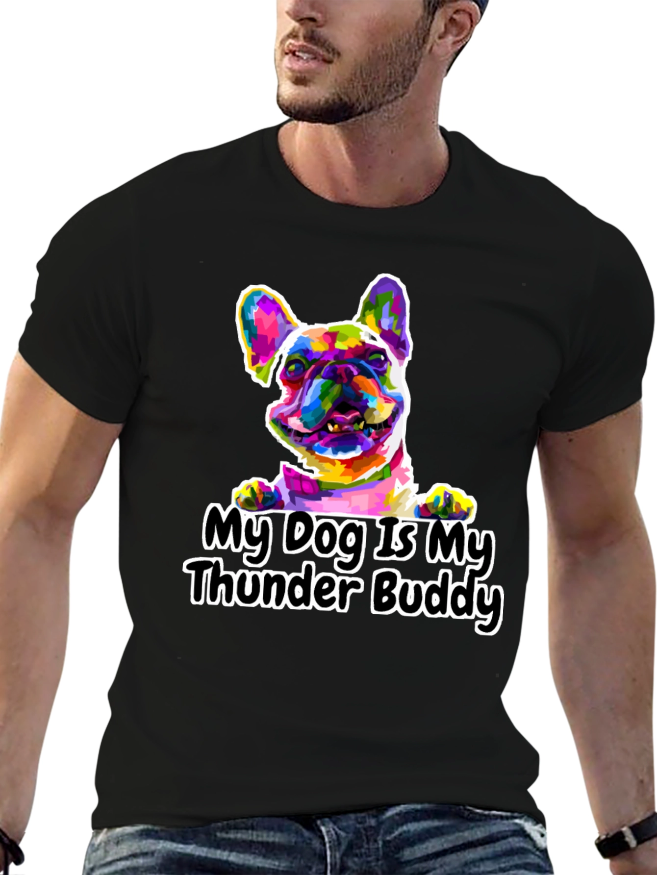 Dog Thunder Buddy Graphic Tee
