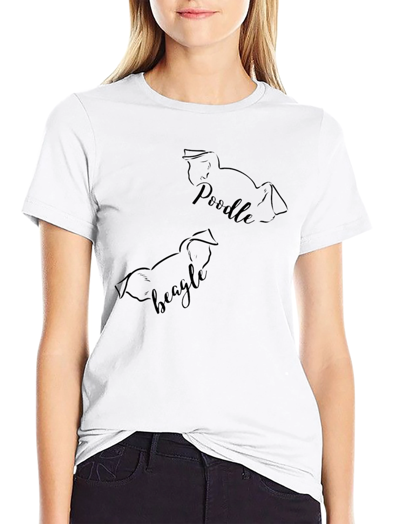 Poodle and Beagle Dog Breed T-Shirt