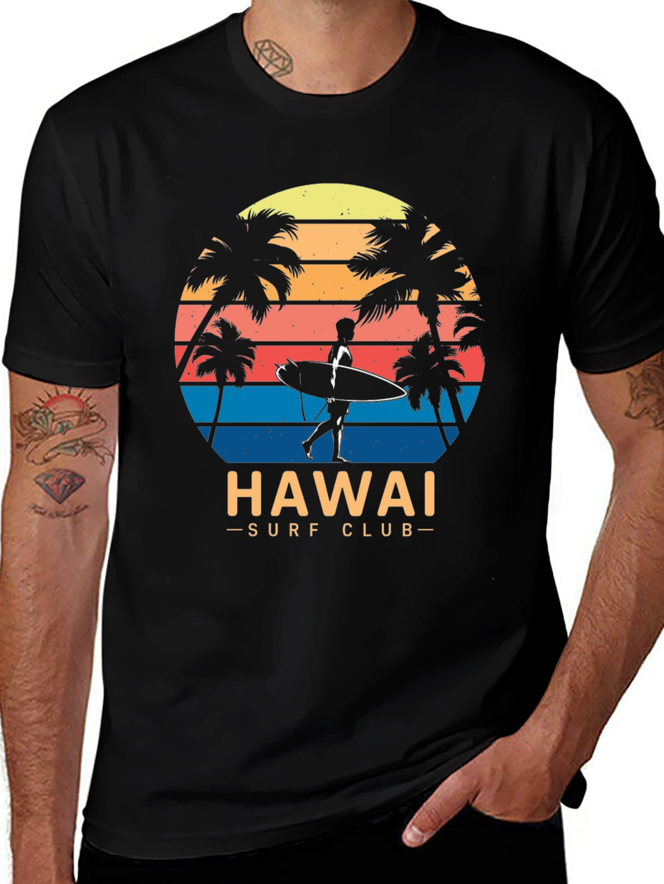 Hawaii Surf Club Graphic T-Shirt