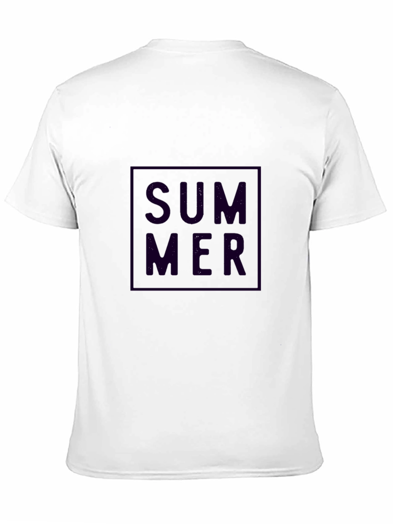 Summer T-Shirt - Black Bold Graphic Tee