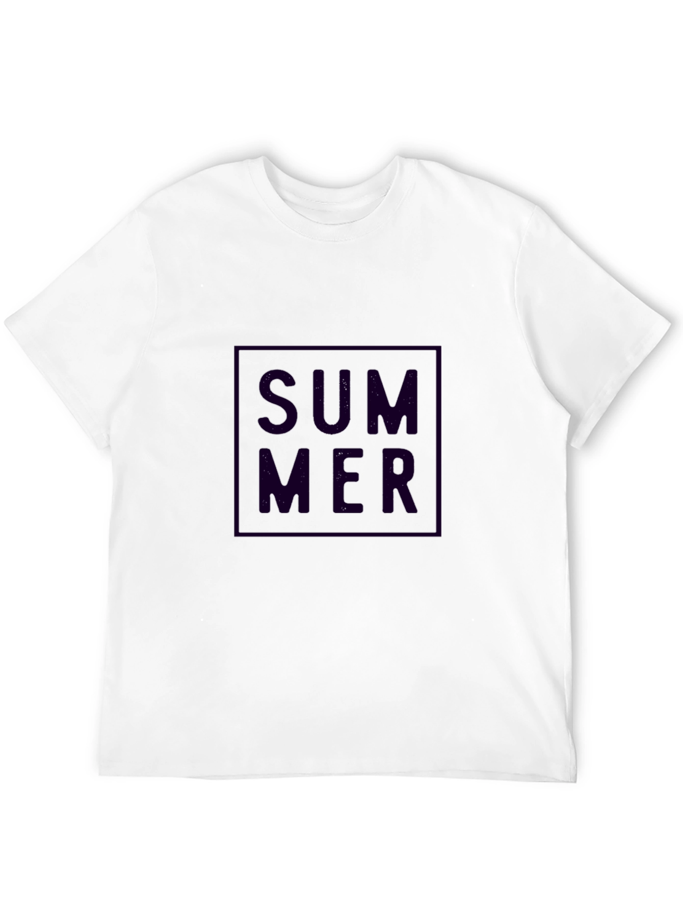 Summer T-Shirt - Black Bold Graphic Tee