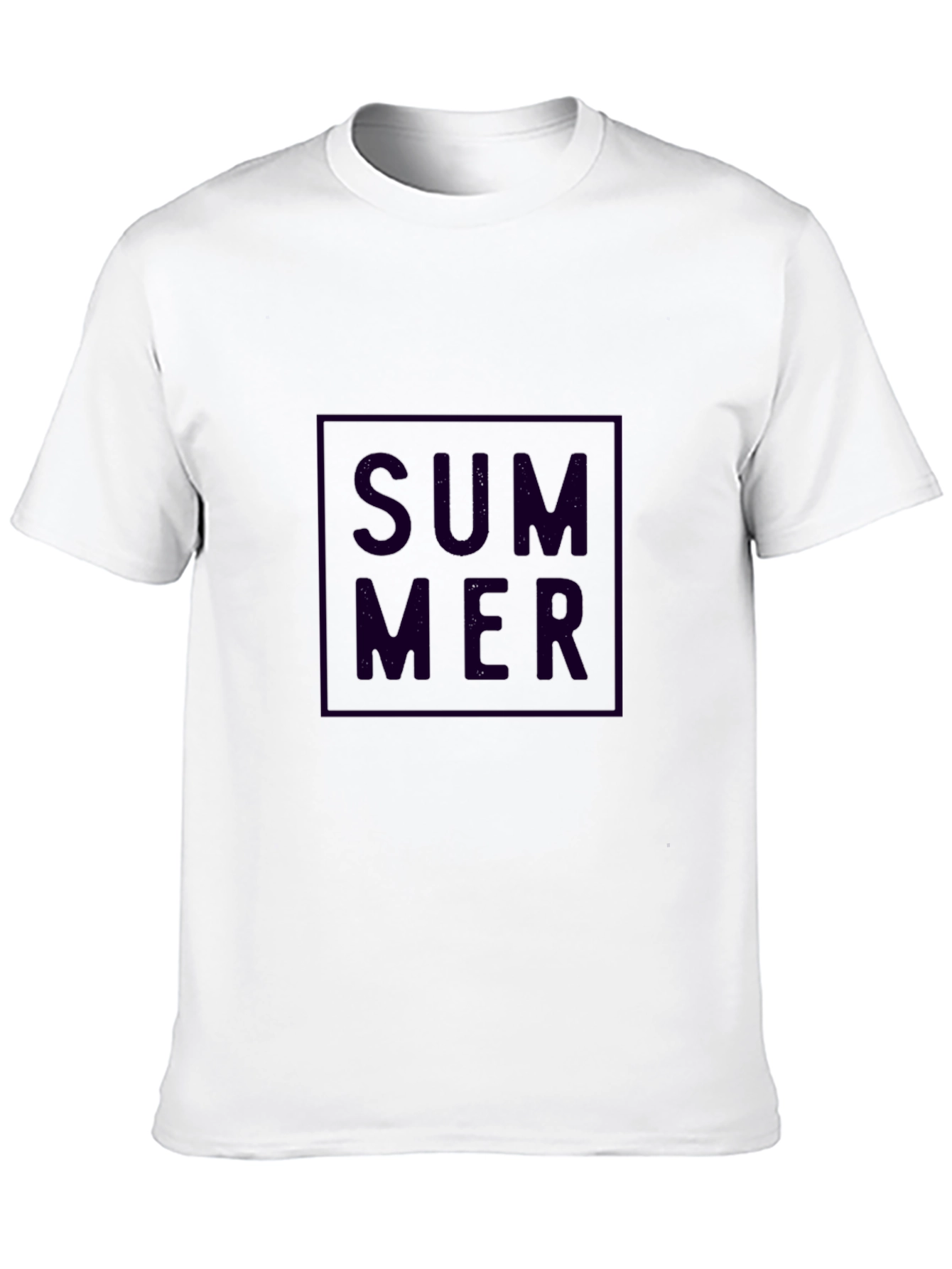 Summer T-Shirt - Black Bold Graphic Tee
