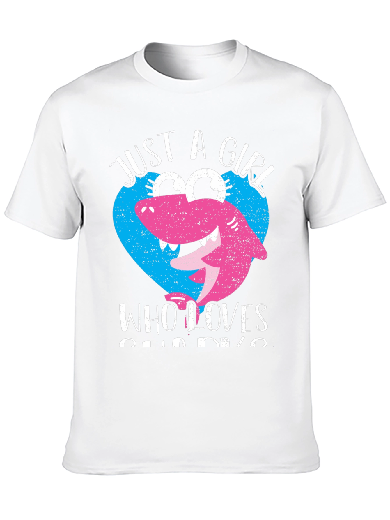 Just a Girl Who Loves Sharks T-Shirt