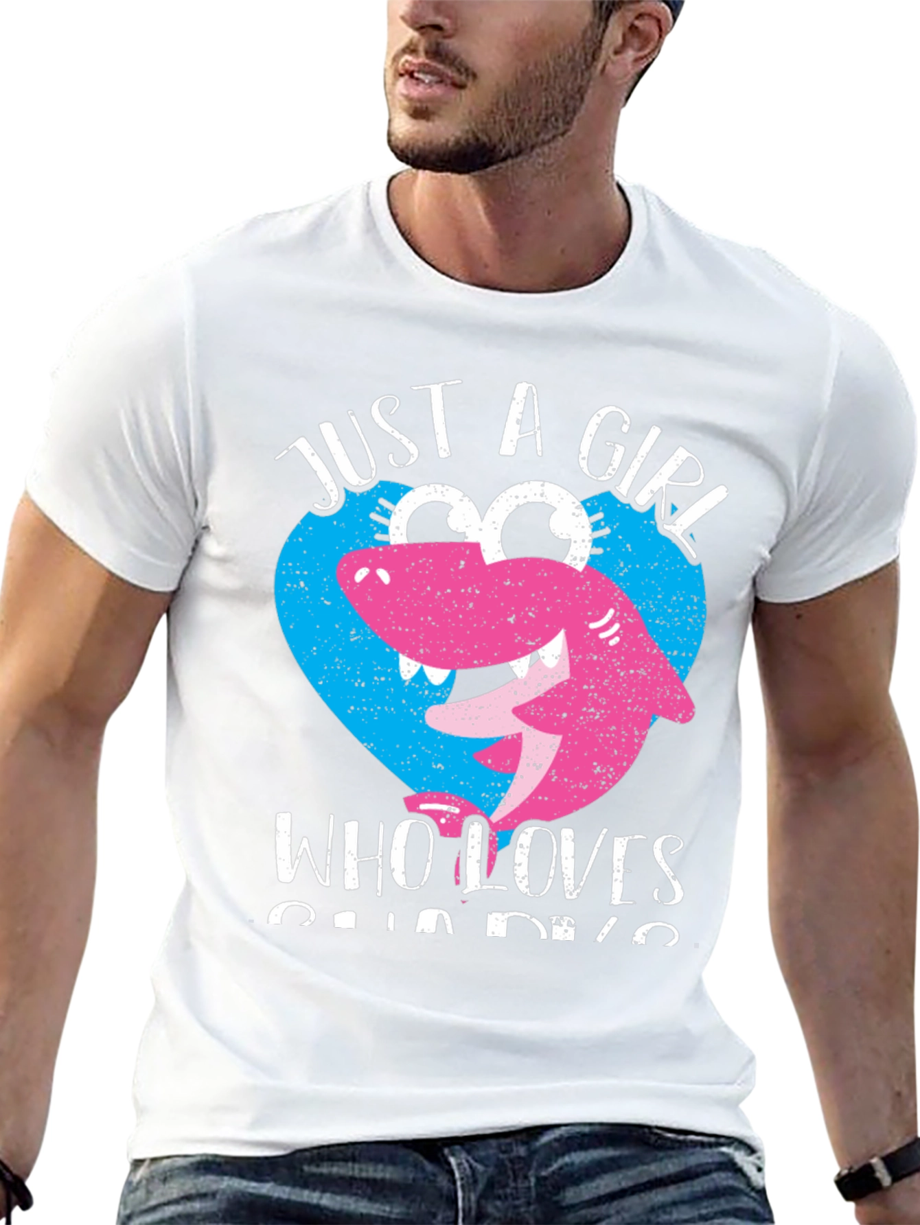 Just a Girl Who Loves Sharks T-Shirt