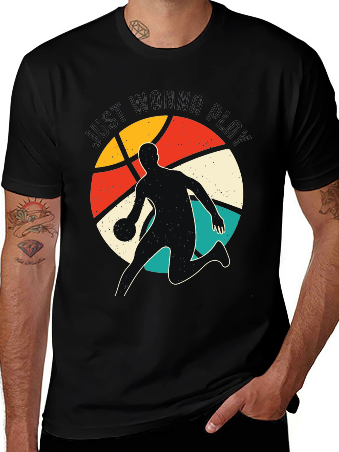 Just Wanna Play Basketball T-Shirt