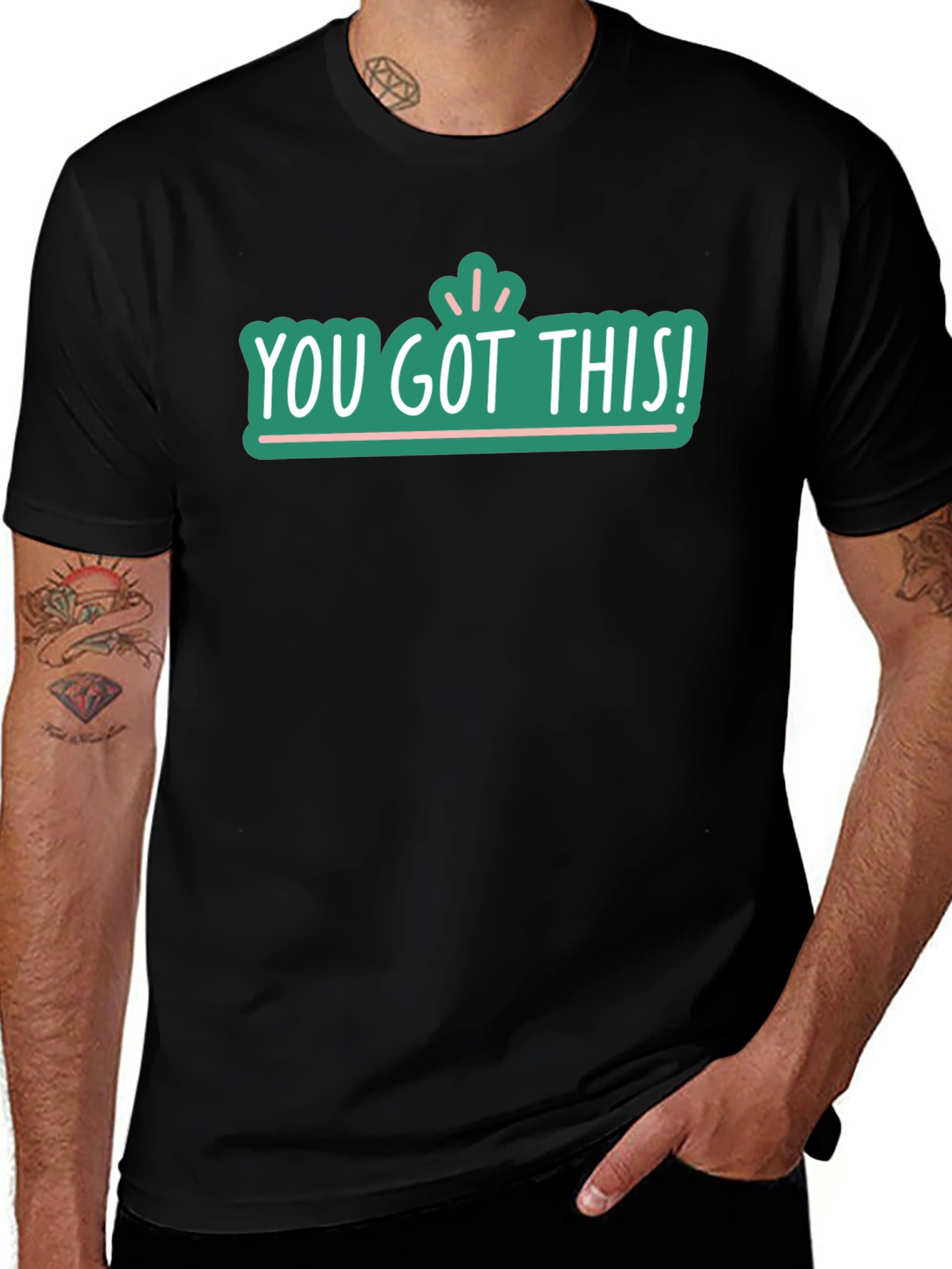 You Got This! Graphic Tee - Motivational Black T-Shirt