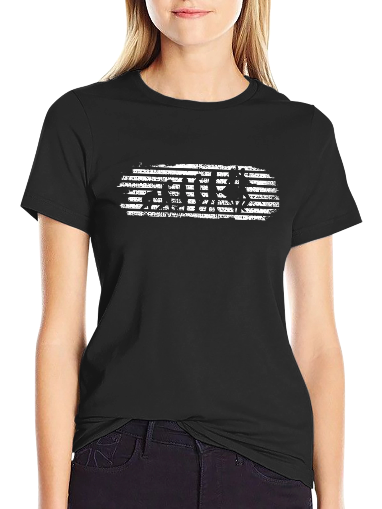 Evolution T-Shirt: Black Graphic Tee