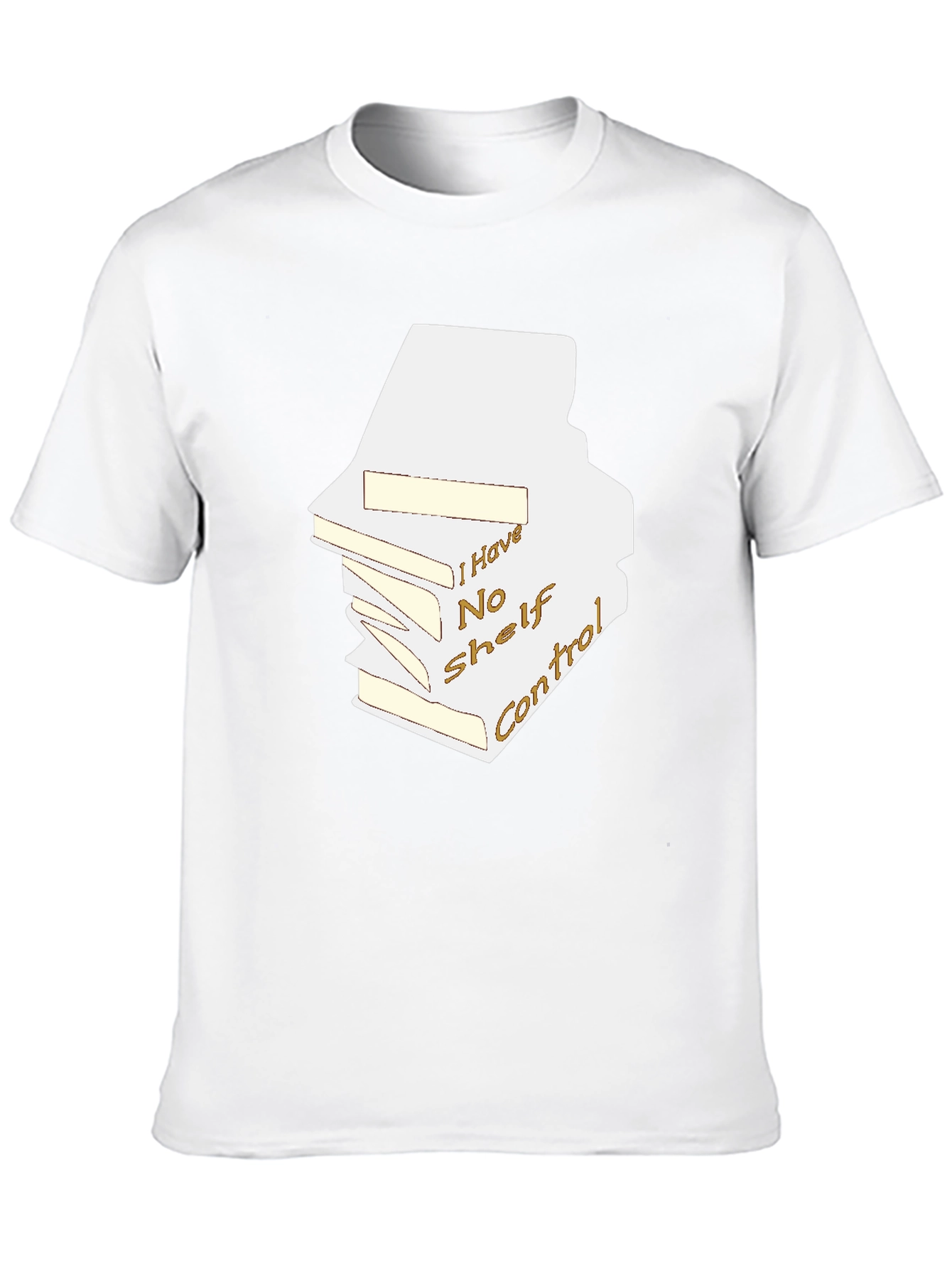 Humorous Book Lover T-Shirt - No Shelf Control
