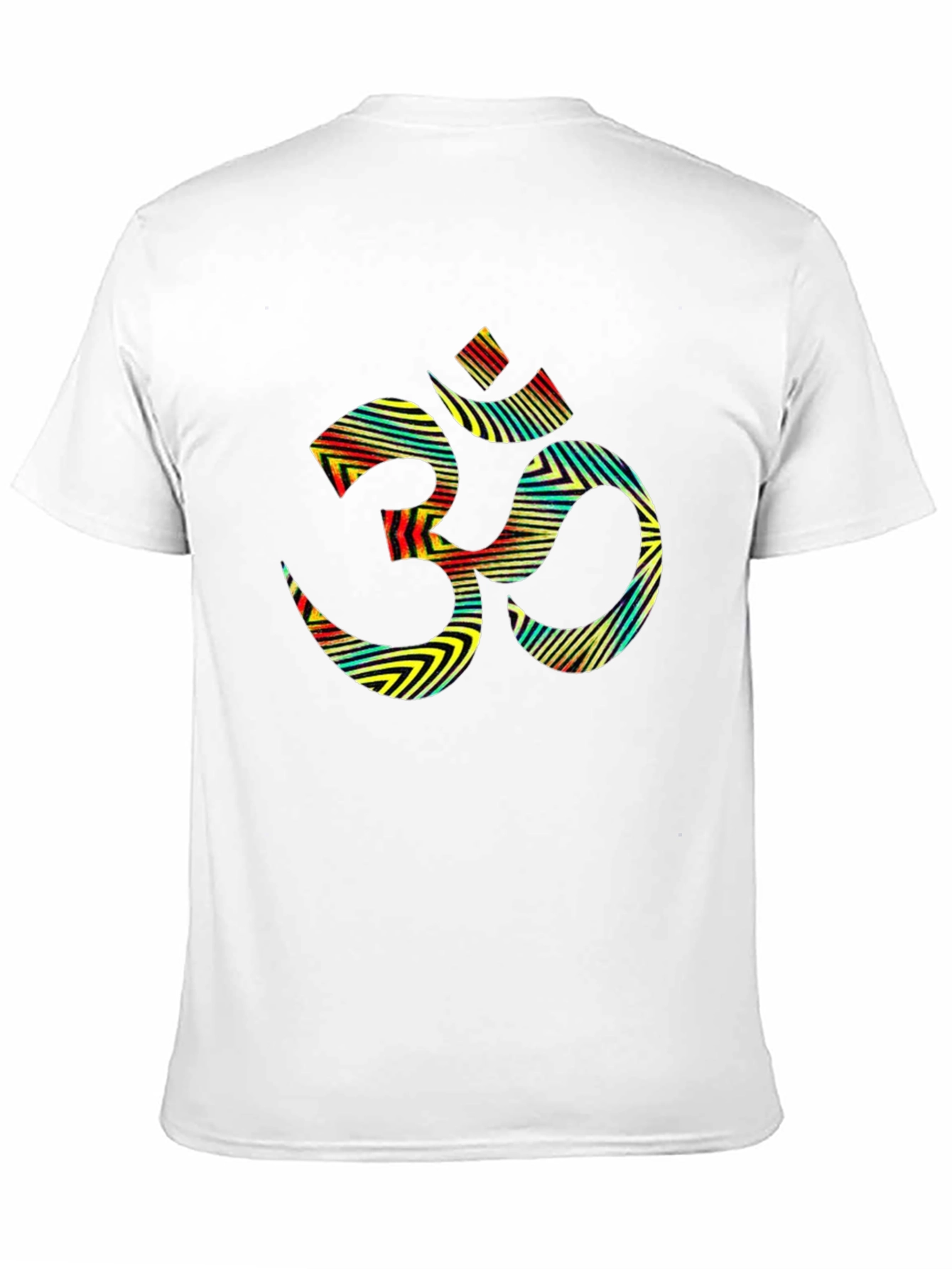 Om Symbol Graphic Tee - Black Cotton Blend