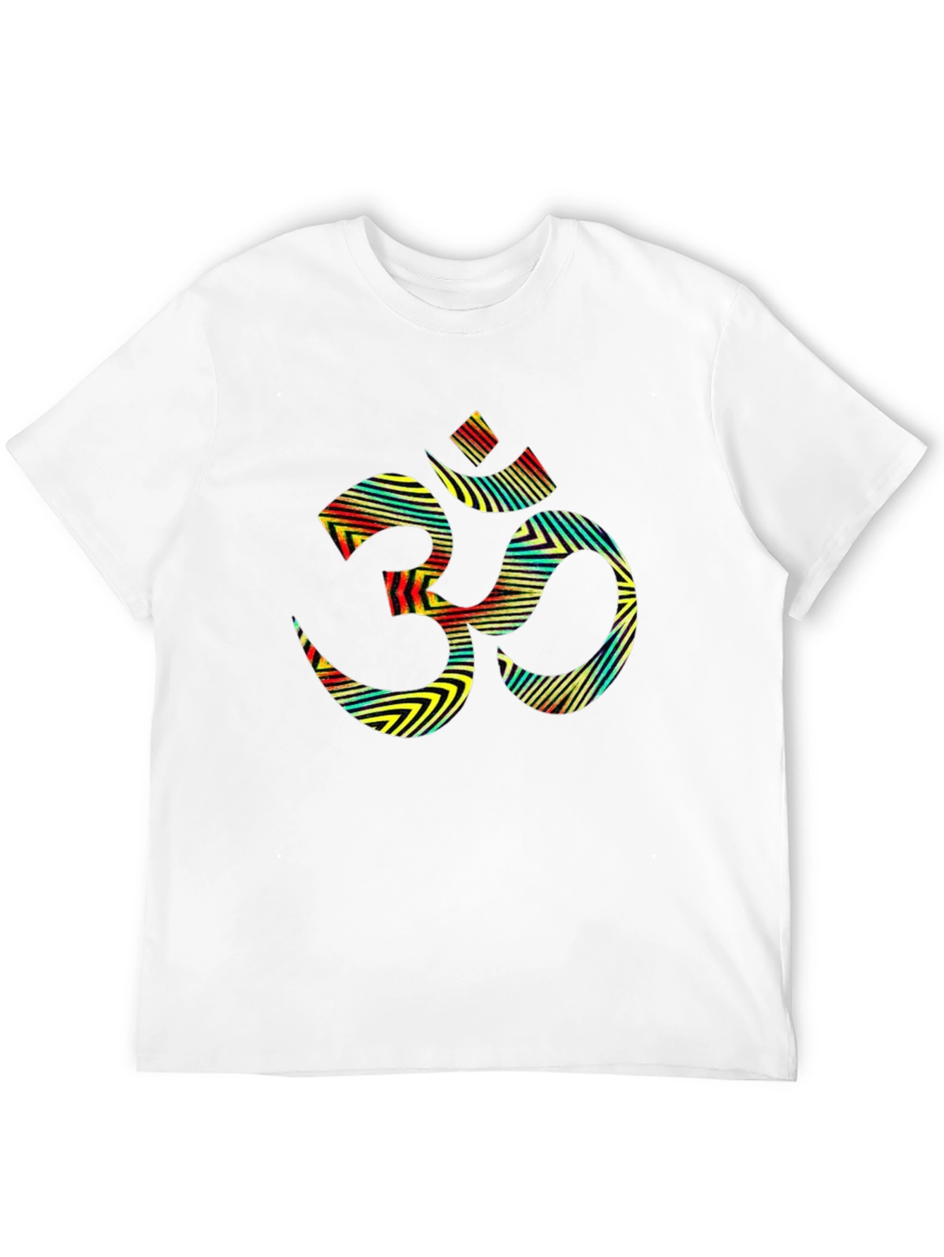 Om Symbol Graphic Tee - Black Cotton Blend