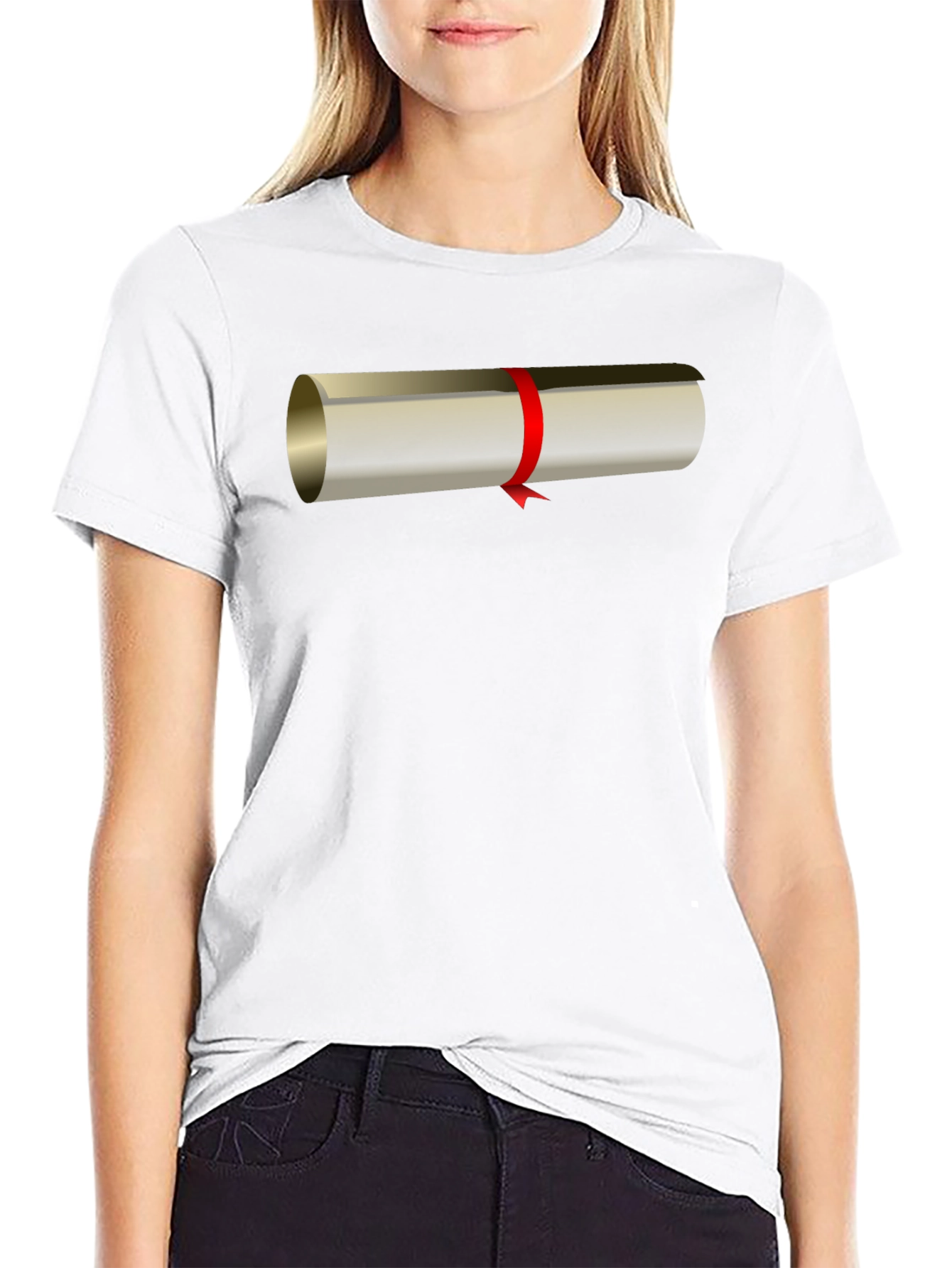 Graduation Scroll Graphic Tee - Celebrate Success!