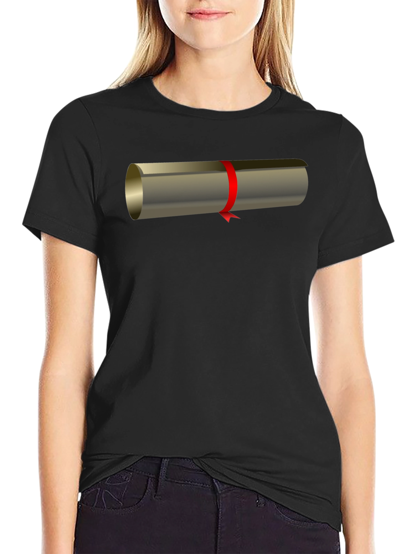 Graduation Scroll Graphic Tee - Celebrate Success!